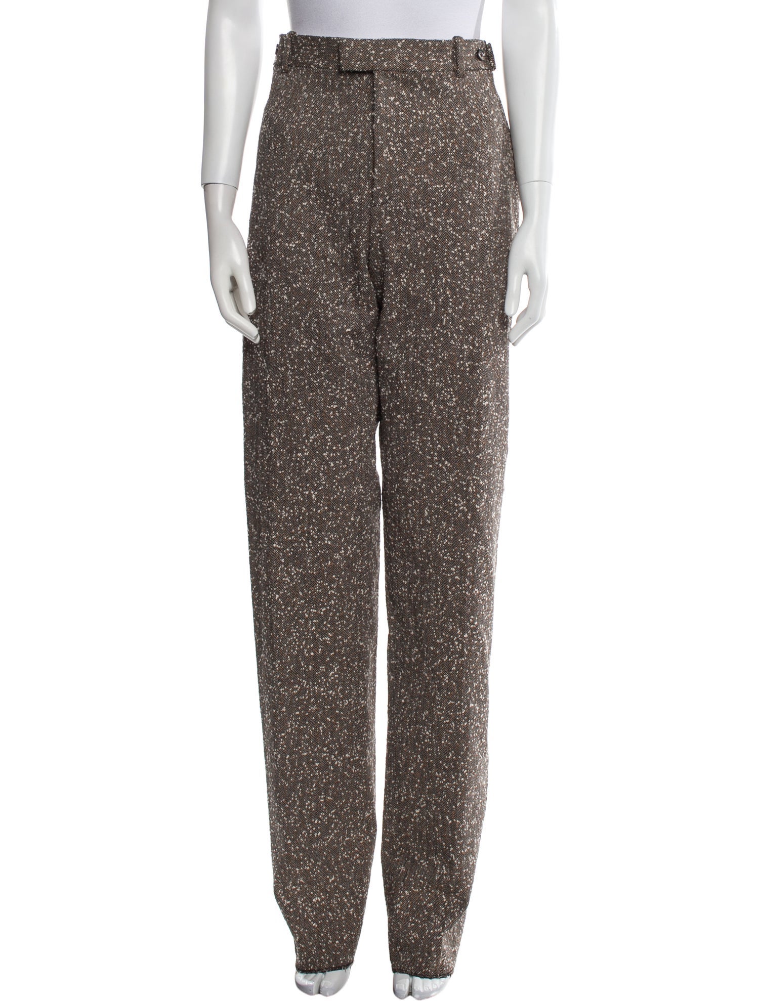 Bottega Veneta Printed Straight Leg Pants