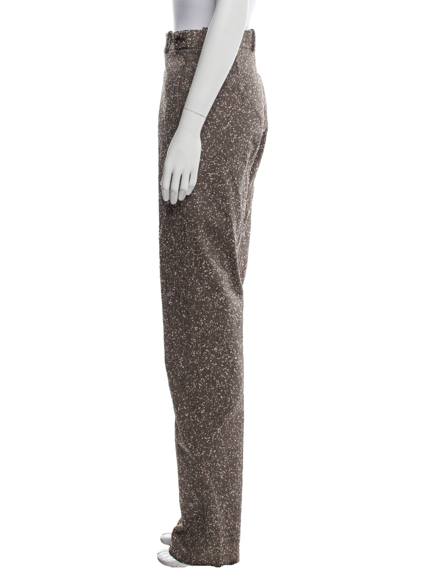 Bottega Veneta Printed Straight Leg Pants