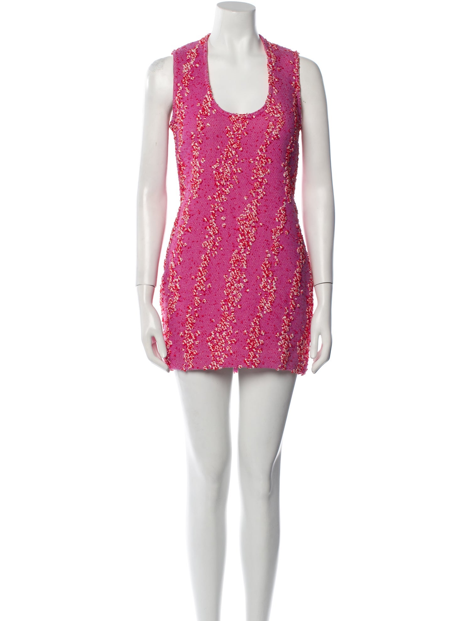 Bottega Veneta Scoop Neck Mini Dress