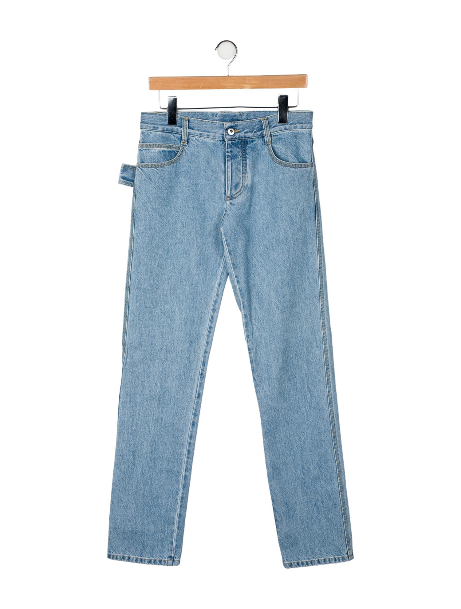 Bottega Veneta Mid-Rise Straight Leg Jeans w/ Tags