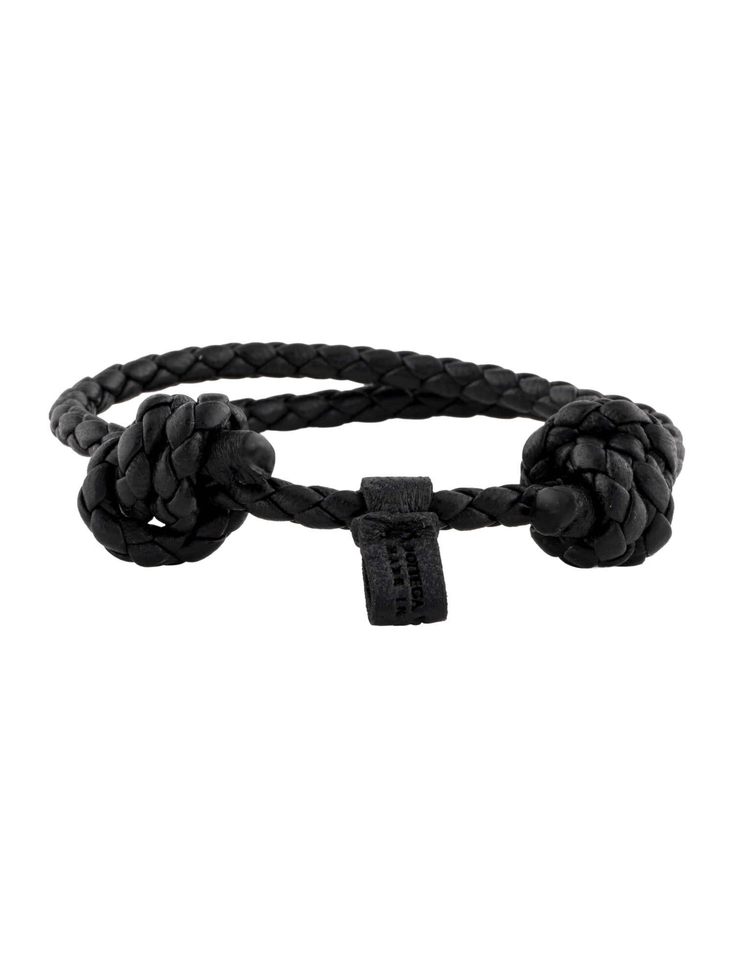 Bottega Veneta Leather Braided Wrap Bracelet