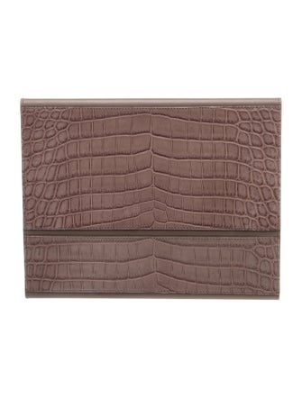 Bottega Veneta Crocodile Tablet Case