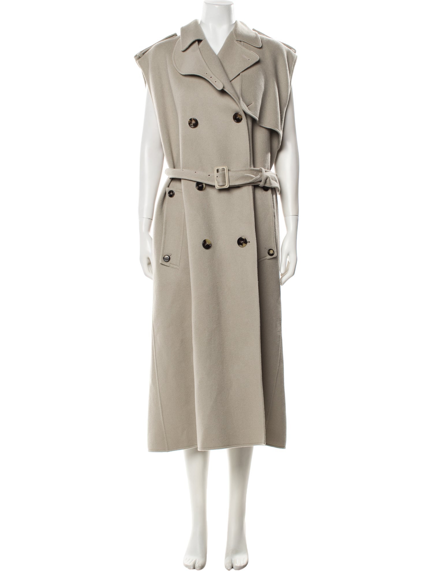 Bottega Veneta Cashmere Trench Coat