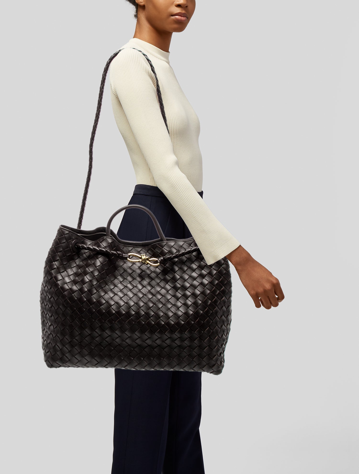 Bottega Veneta Intrecciato Andiamo Large