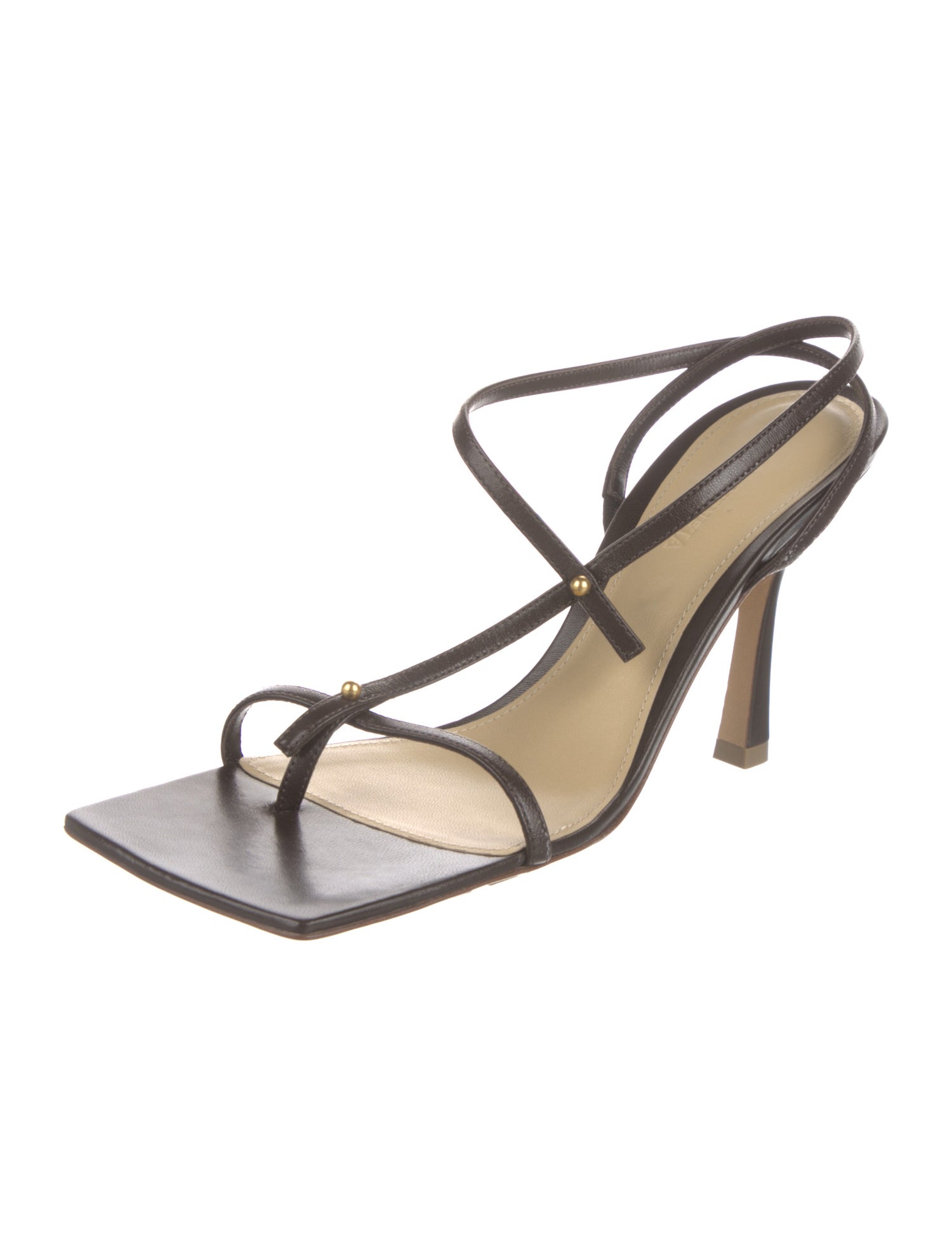 Bottega Veneta Leather Slingback Sandals