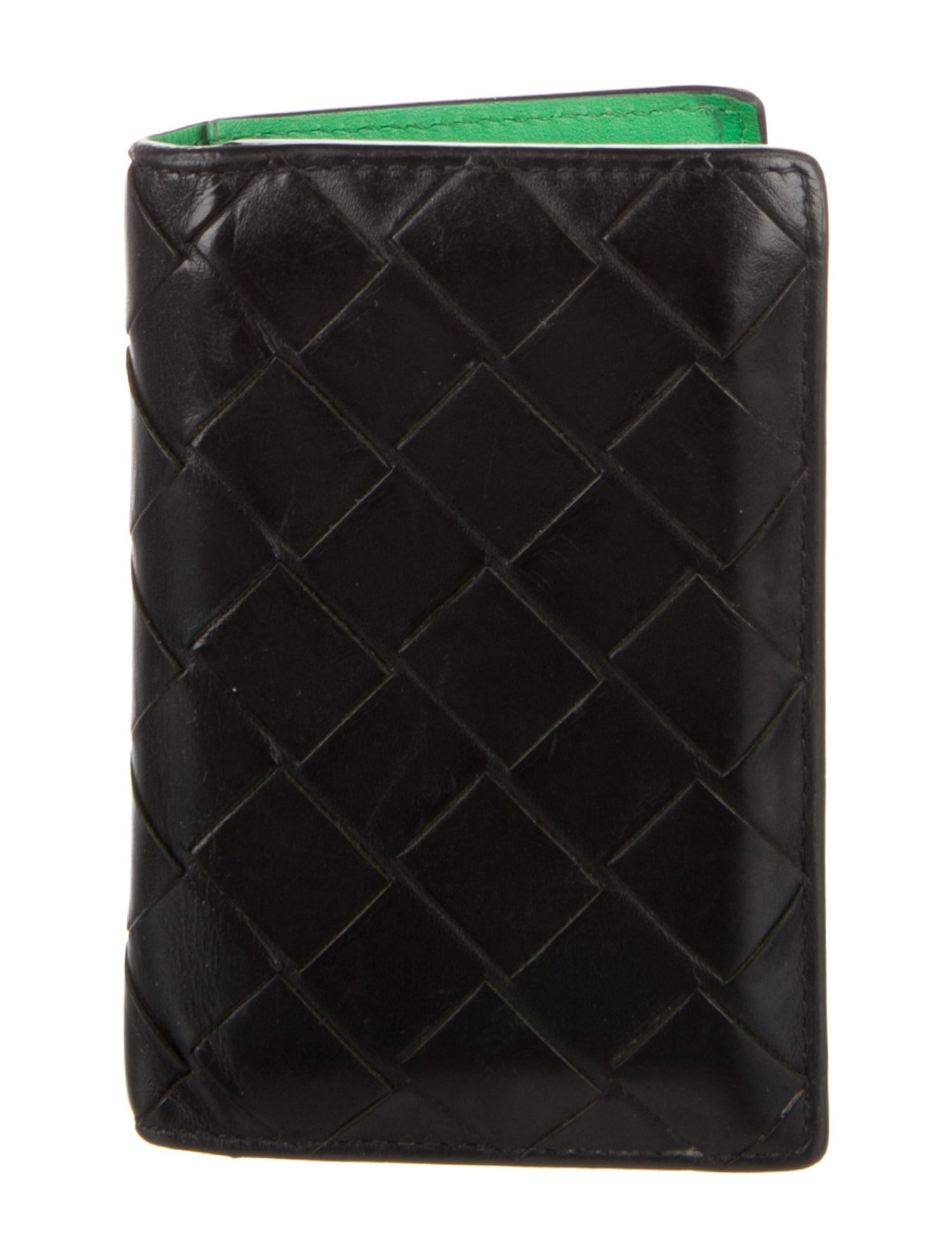 Bottega Veneta Intrecciato Weave Calfskin Wallet