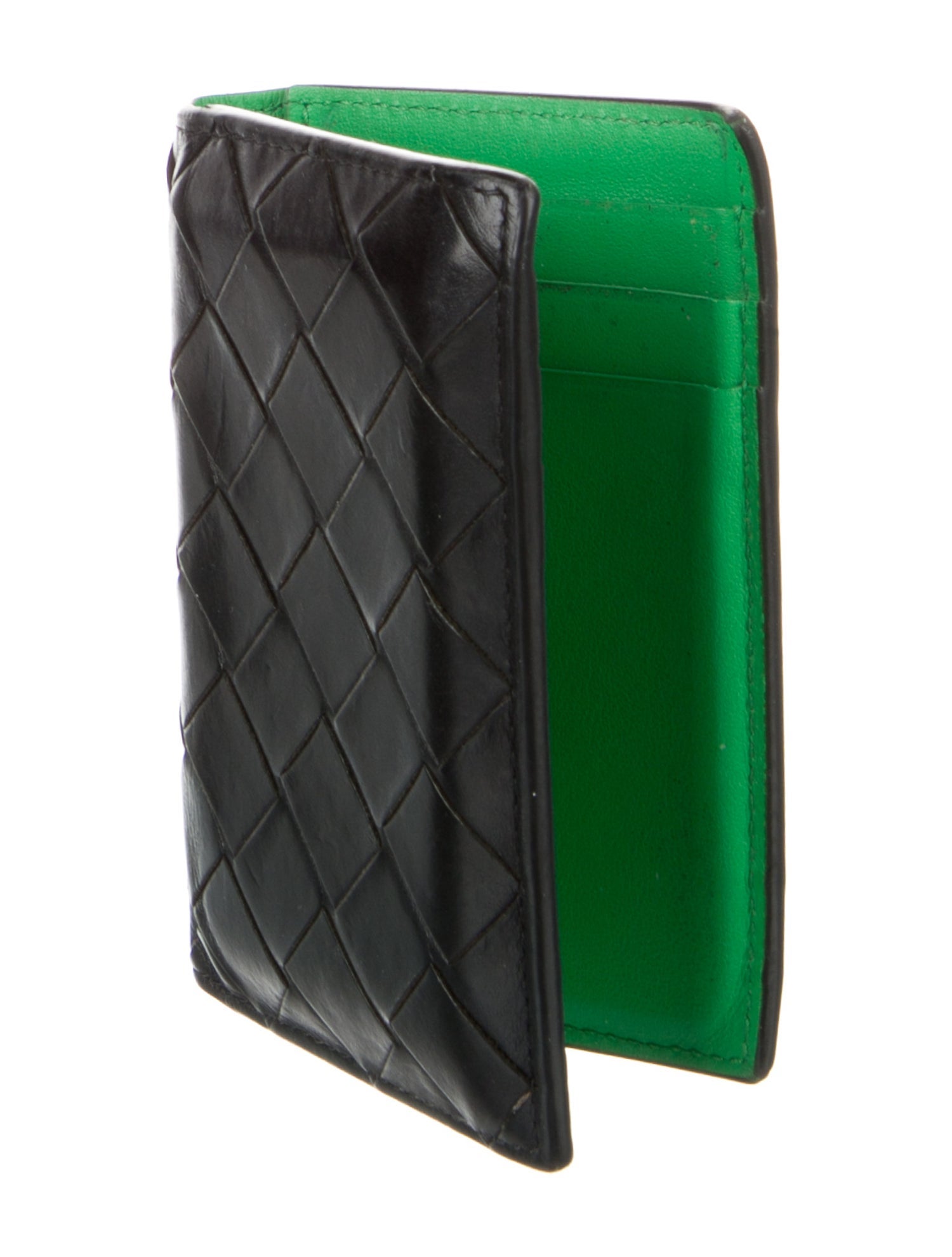 Bottega Veneta Intrecciato Weave Calfskin Wallet