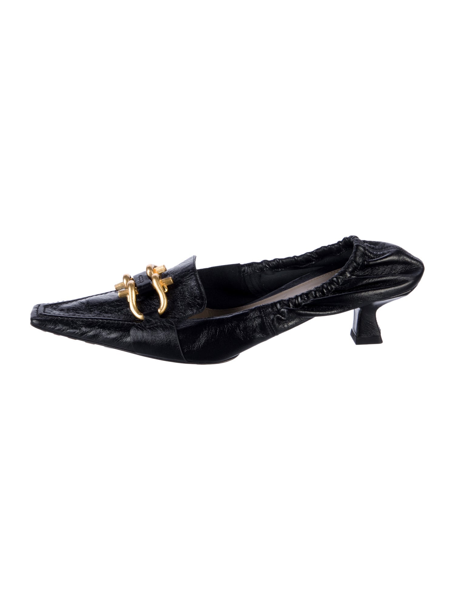 Bottega Veneta Leather Slingback Pumps