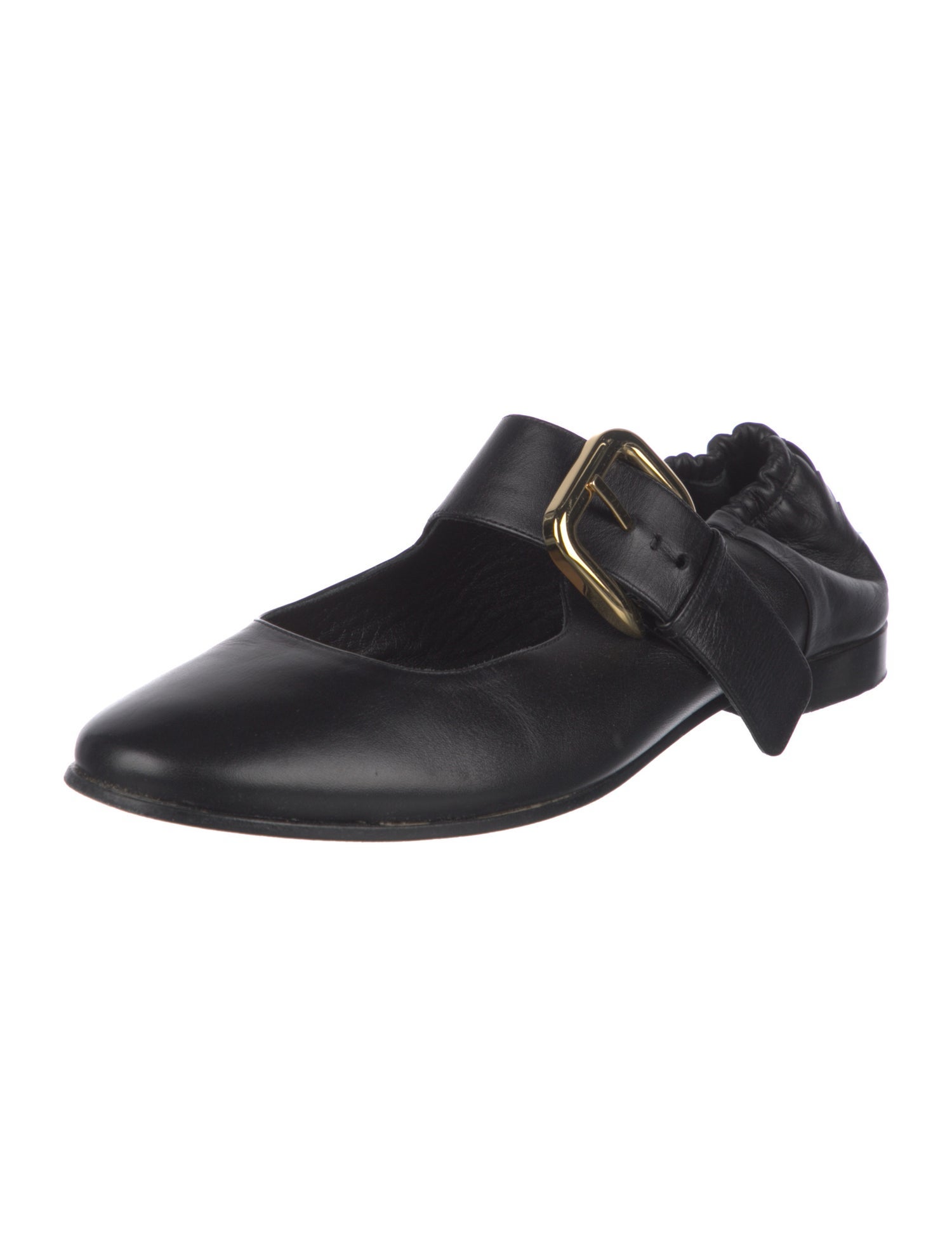 Bottega Veneta Leather Mary Jane Flats