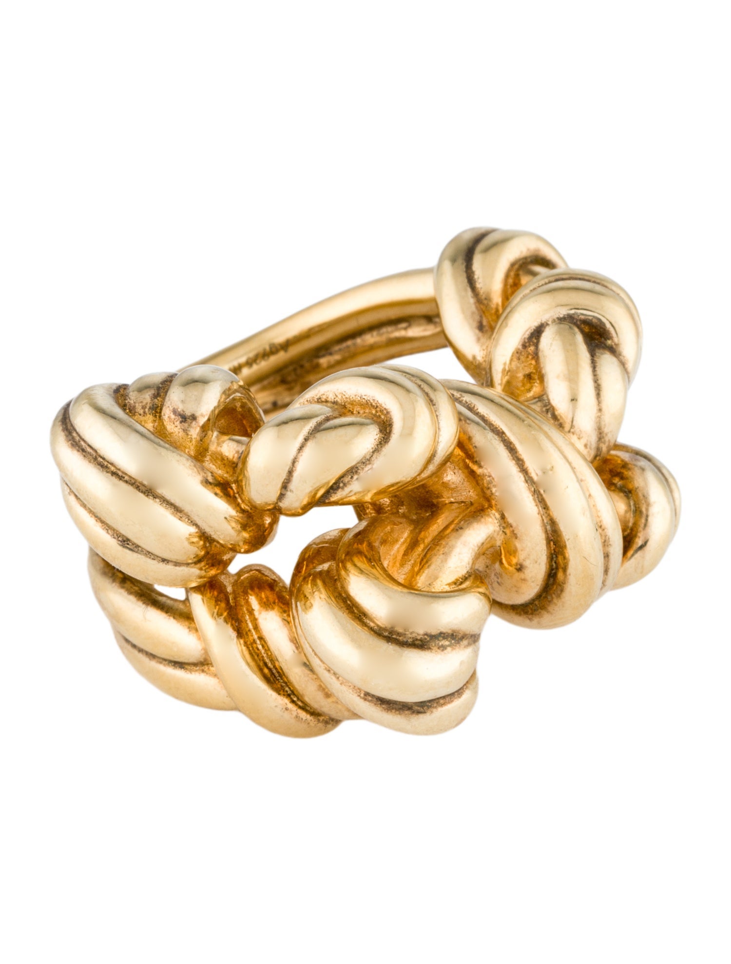 Bottega Veneta Knot Cocktail Ring