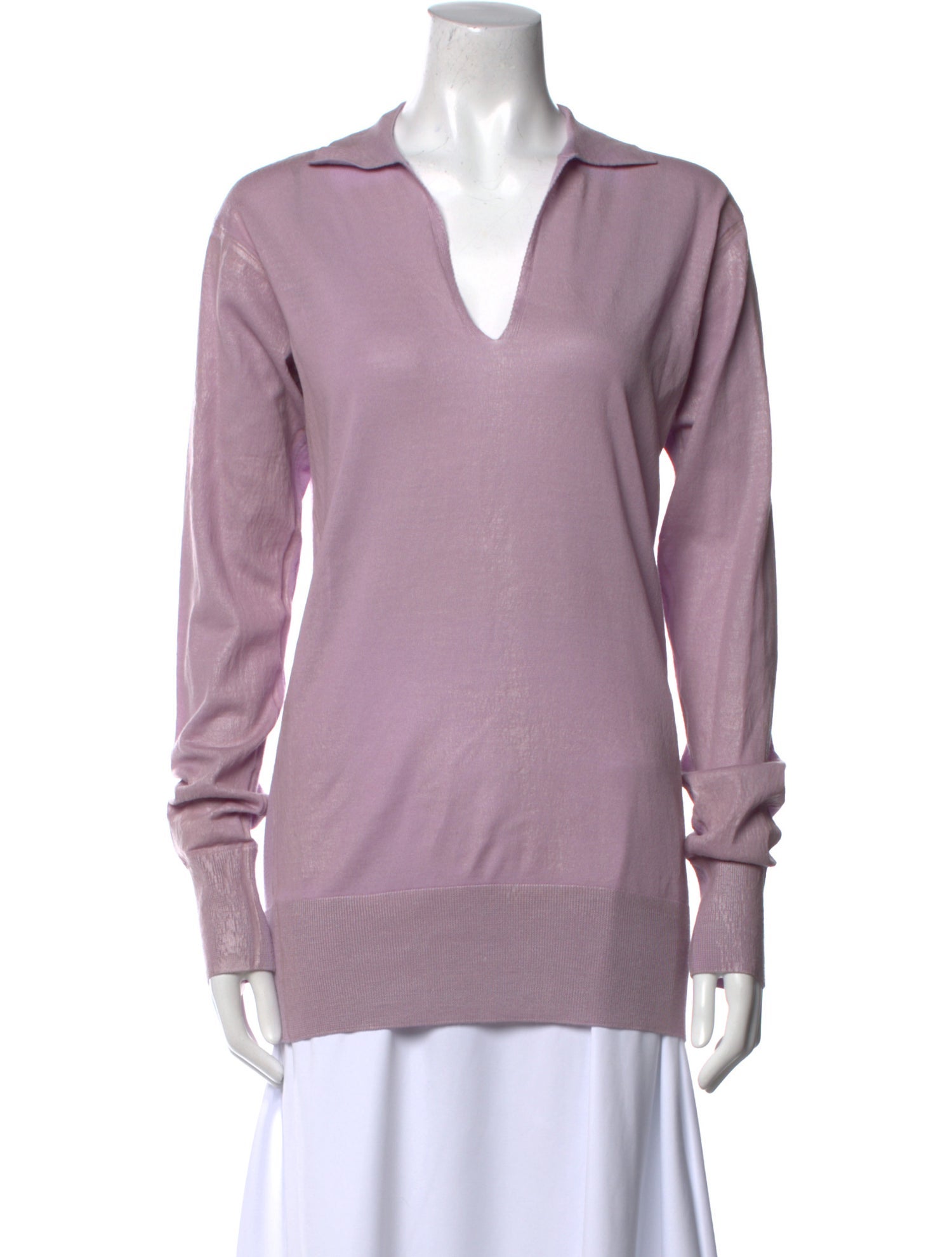 Bottega Veneta Wool V-Neck Polo