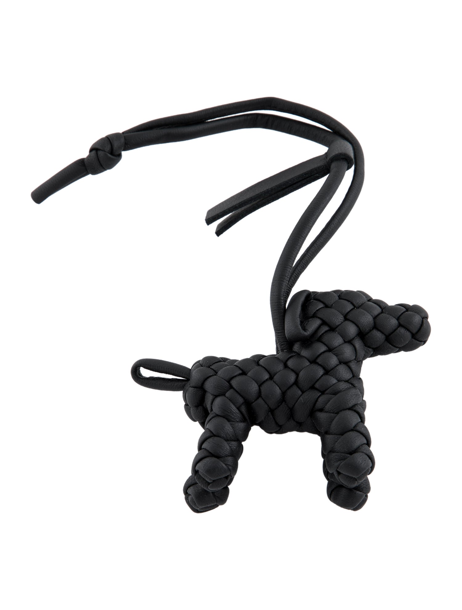 Bottega Veneta Leather Dog Bag Charm w/Tags