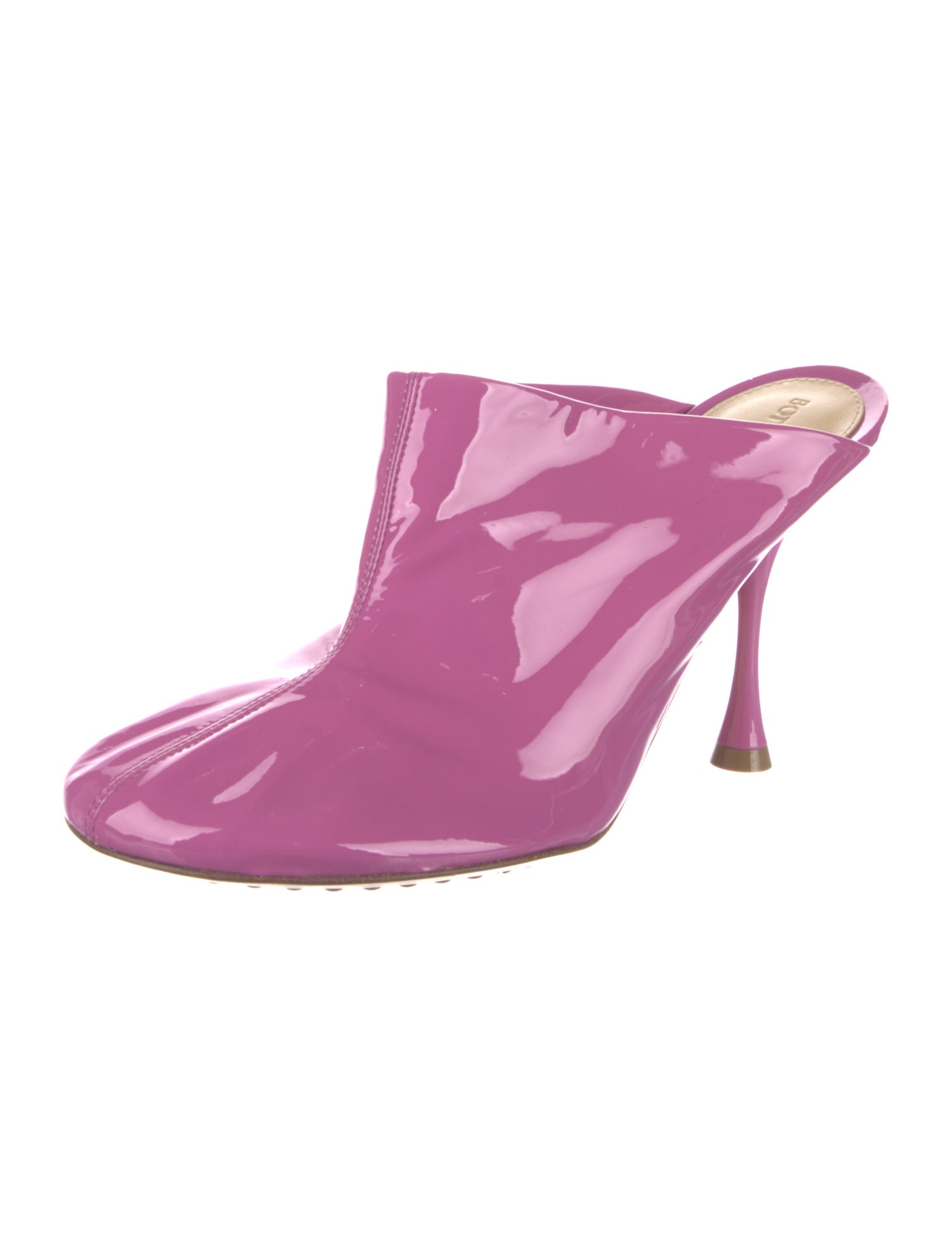 Bottega Veneta Patent Leather Mules