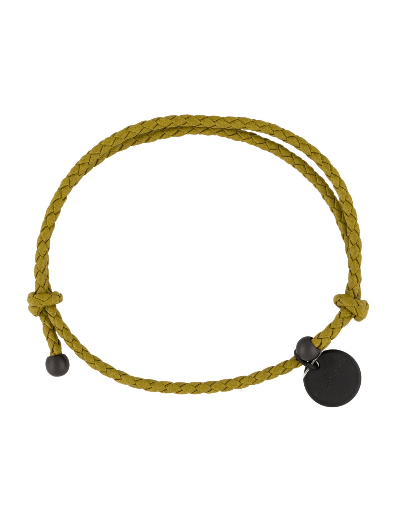 Bottega Veneta Woven Leather Wrap Bracelet