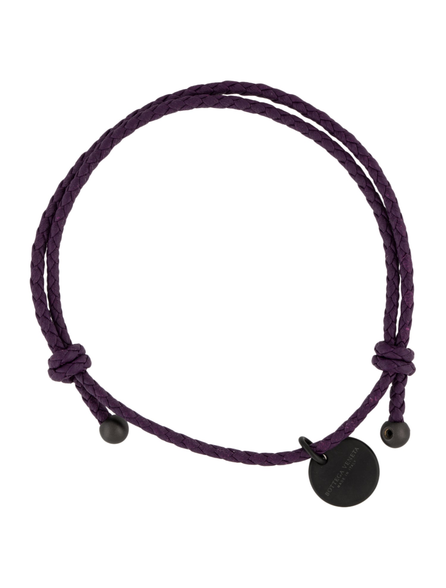 Bottega Veneta Woven Leather Wrap Bracelet