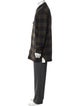 Bottega Veneta Plaid Print Overcoat