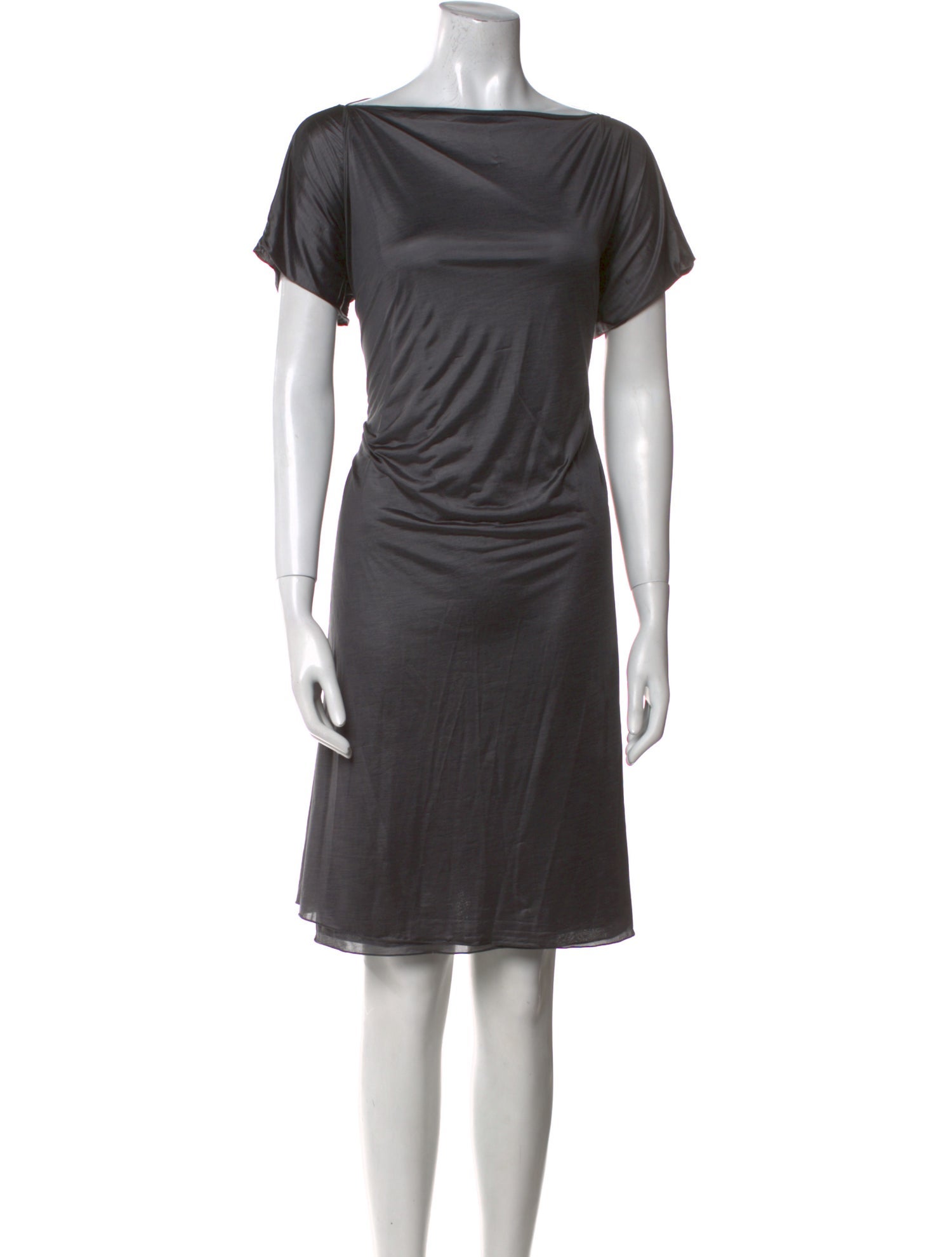 Bottega Veneta Bateau Neckline Knee-Length Dress