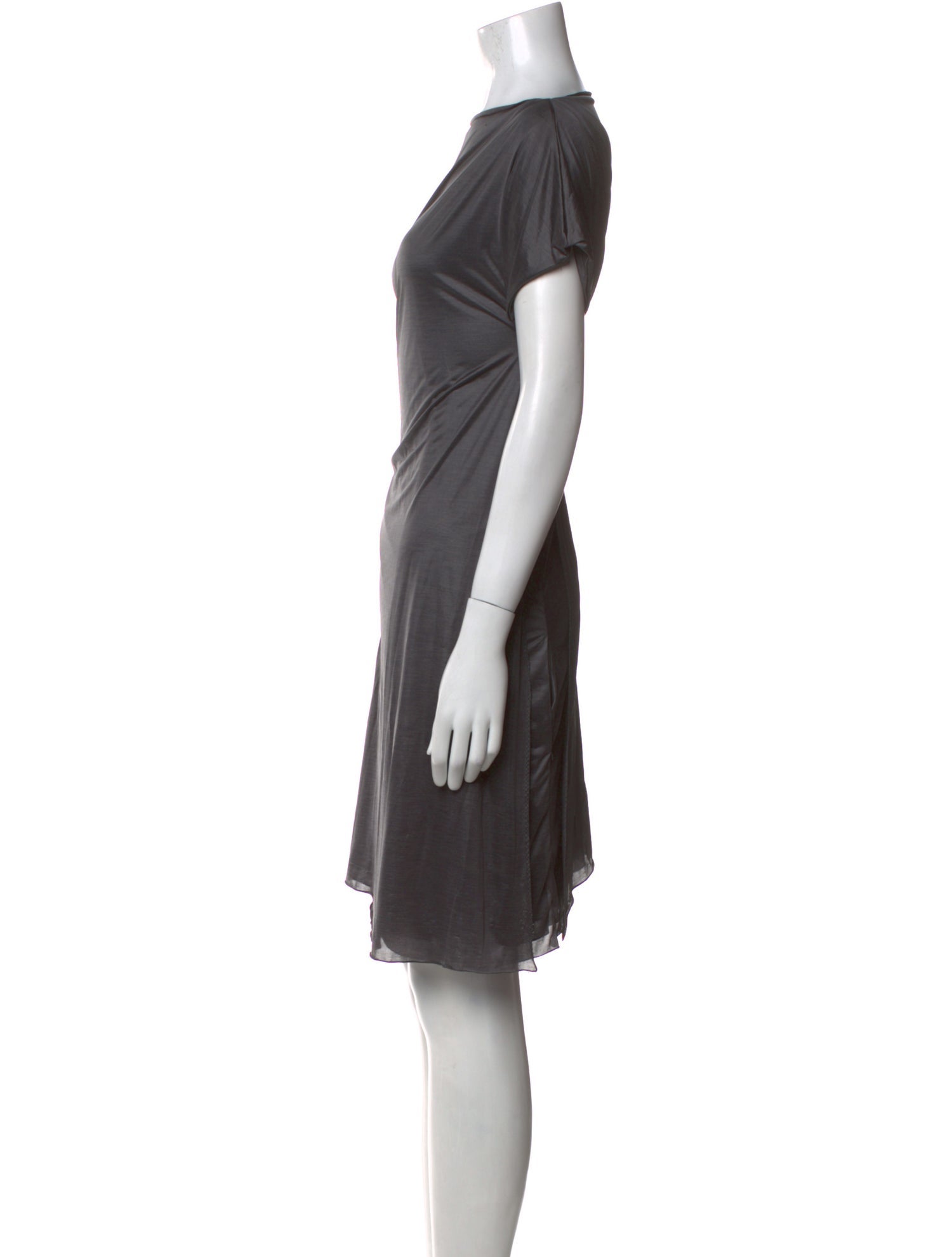 Bottega Veneta Bateau Neckline Knee-Length Dress