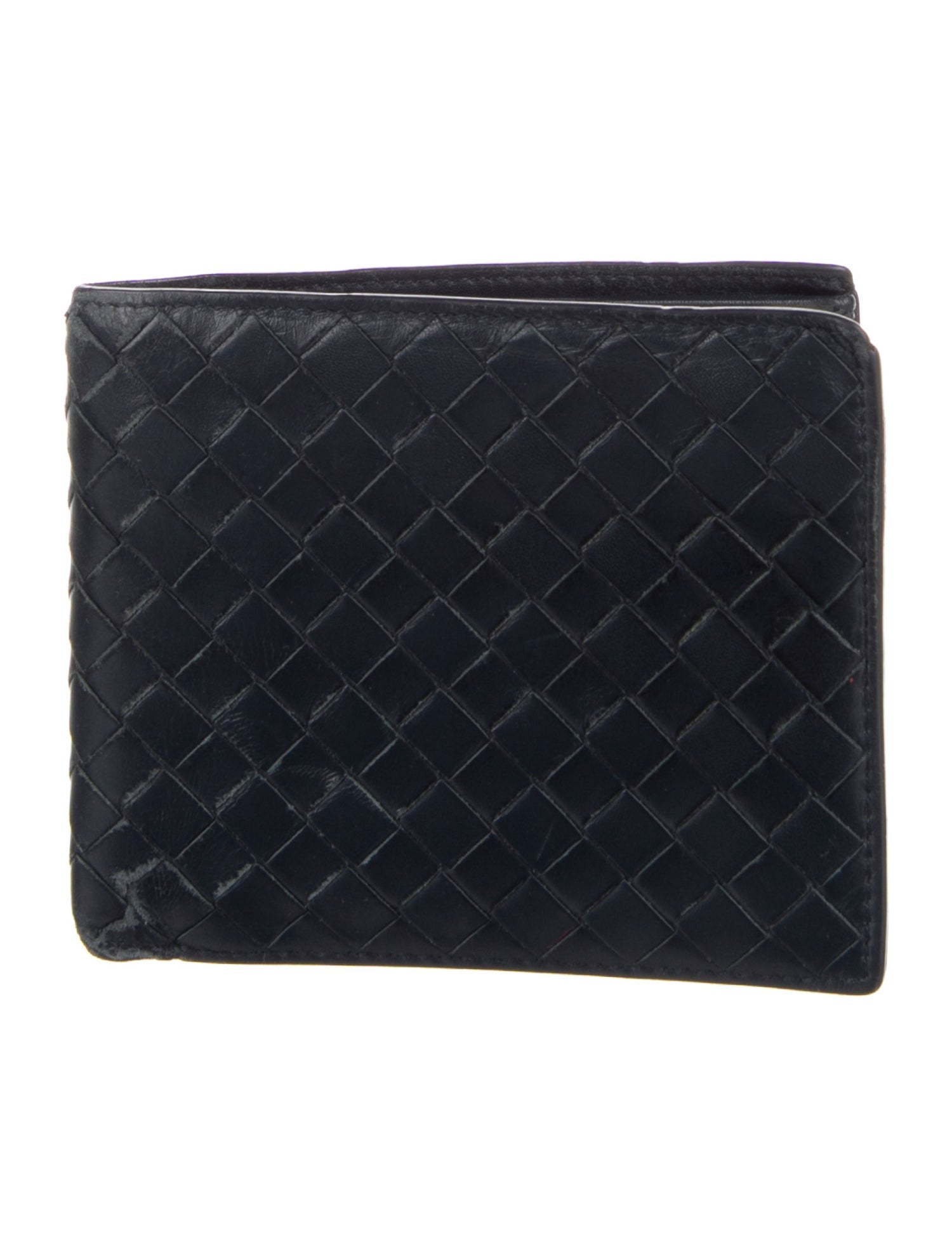 Bottega Veneta Intrecciato Weave Leather Bifold Wallet
