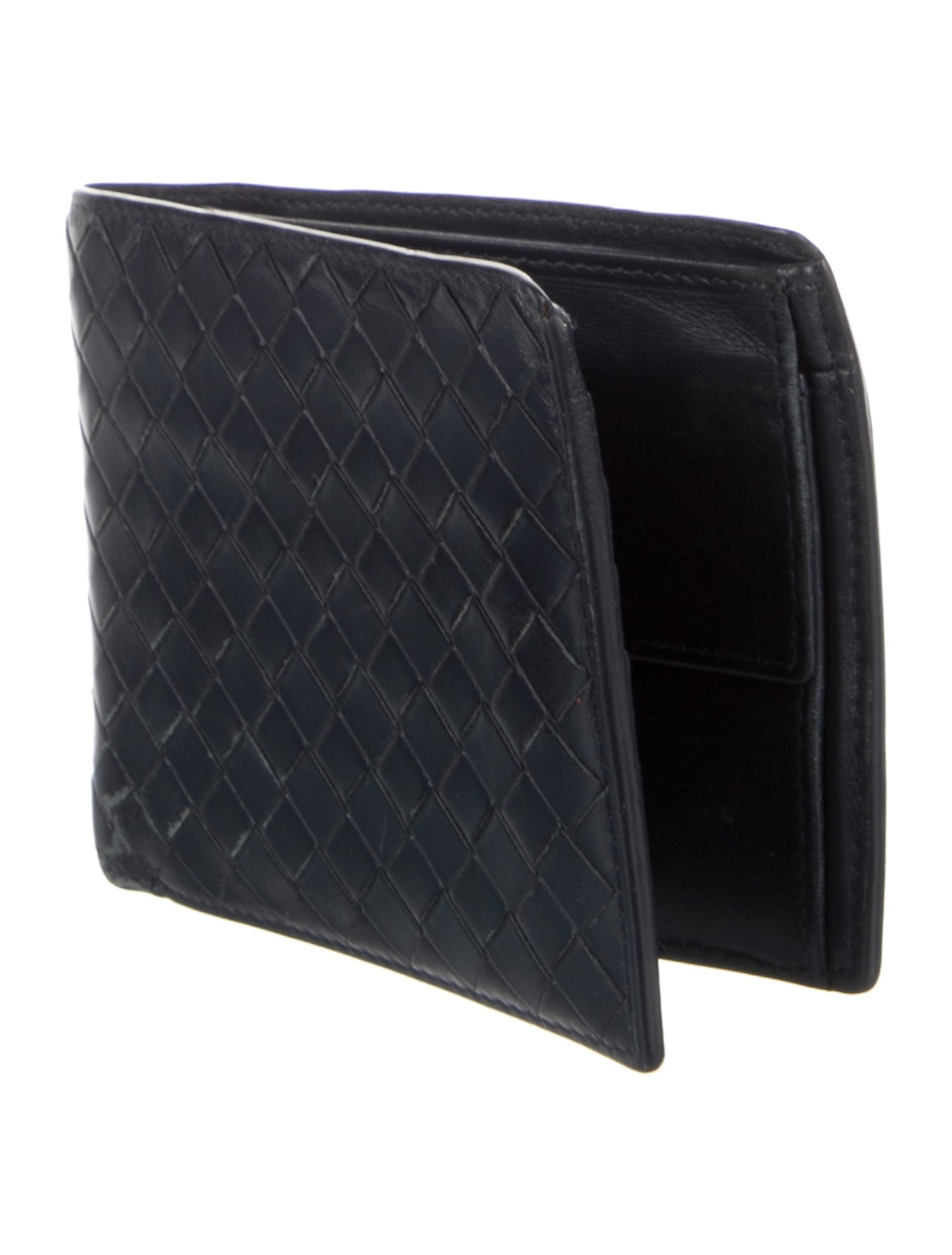 Bottega Veneta Intrecciato Weave Leather Bifold Wallet