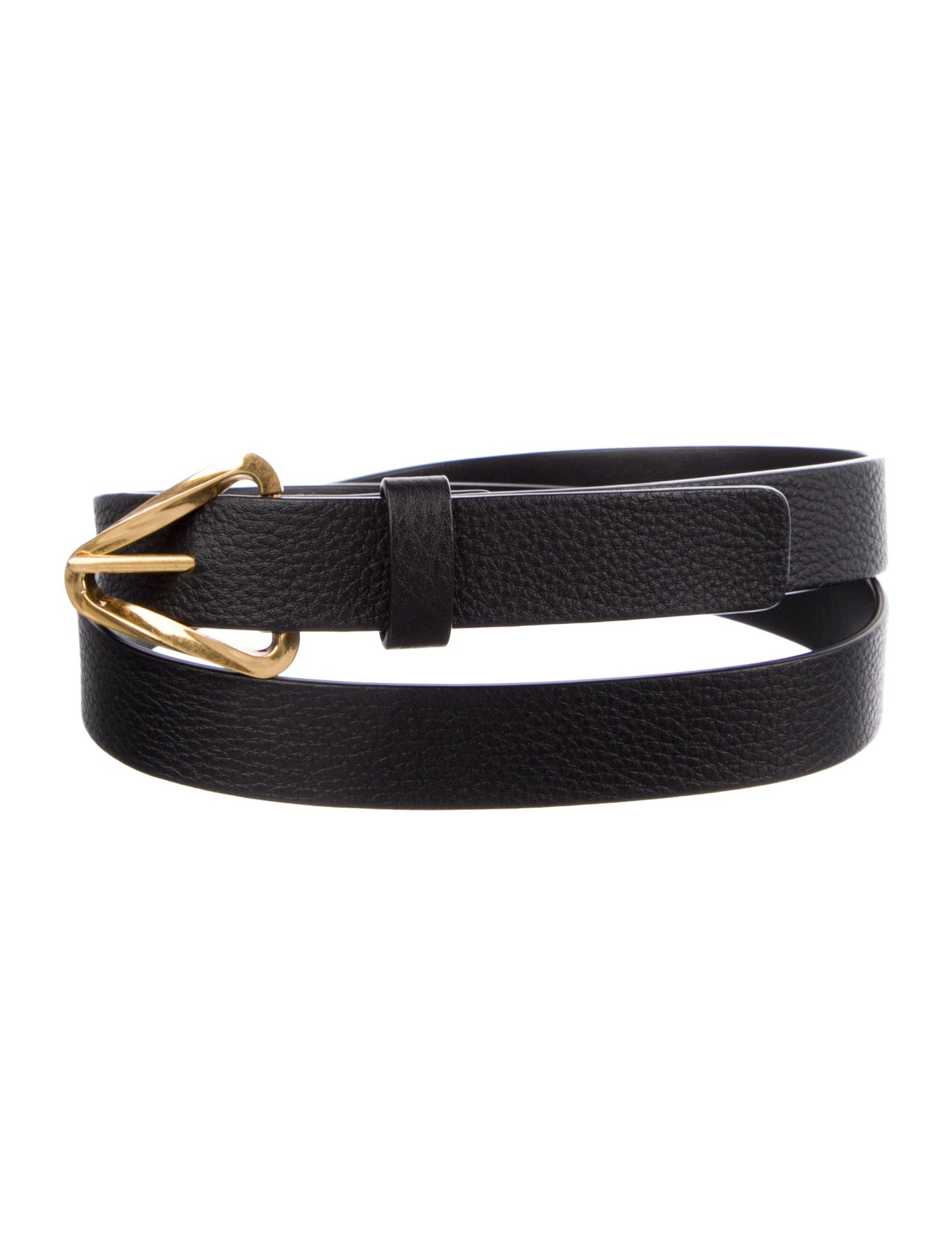 Bottega Veneta Skinny Leather Belt