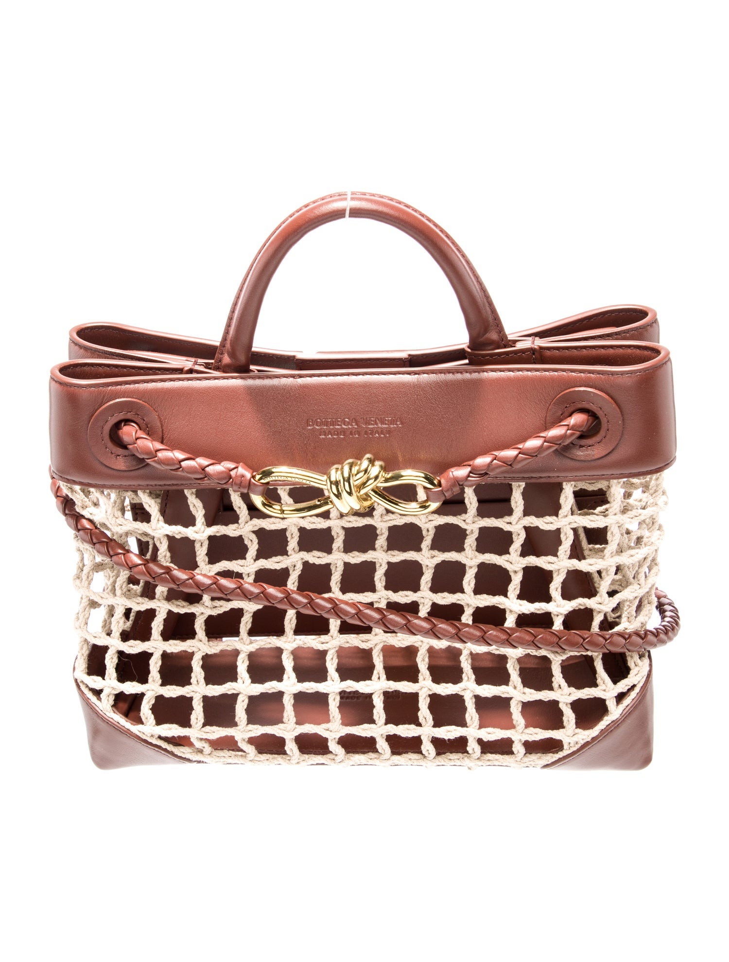 Bottega Veneta Jute Andiamo Small
