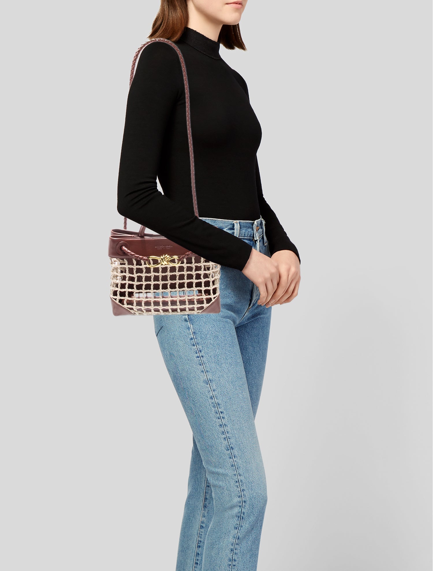 Bottega Veneta Jute Andiamo Small