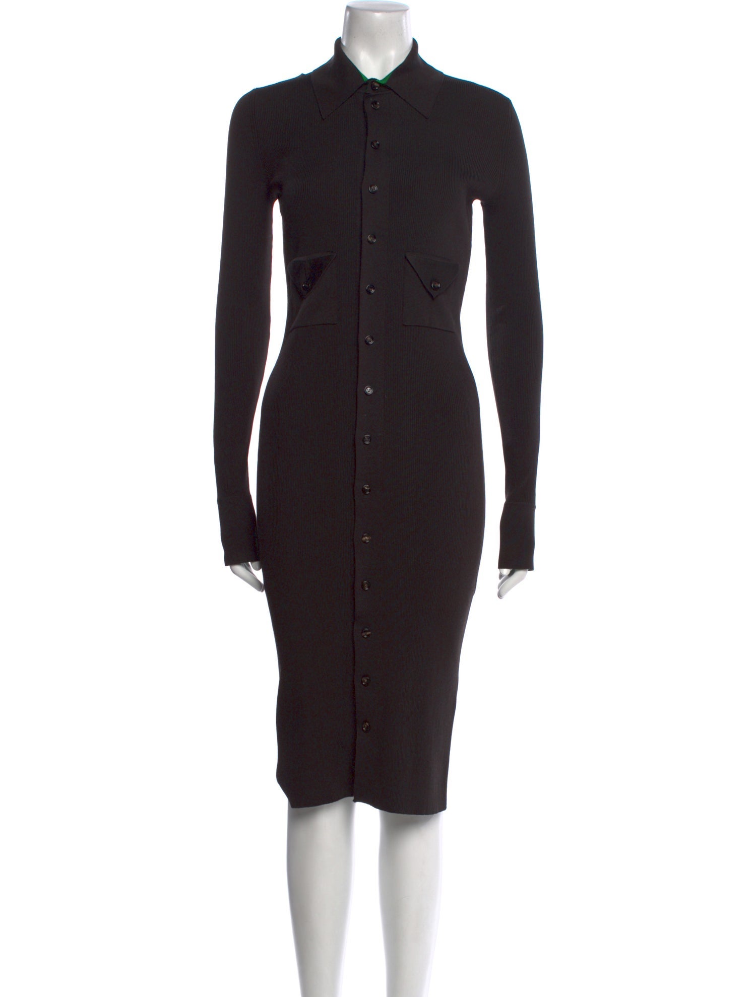 Bottega Veneta Silk Midi Length Dress