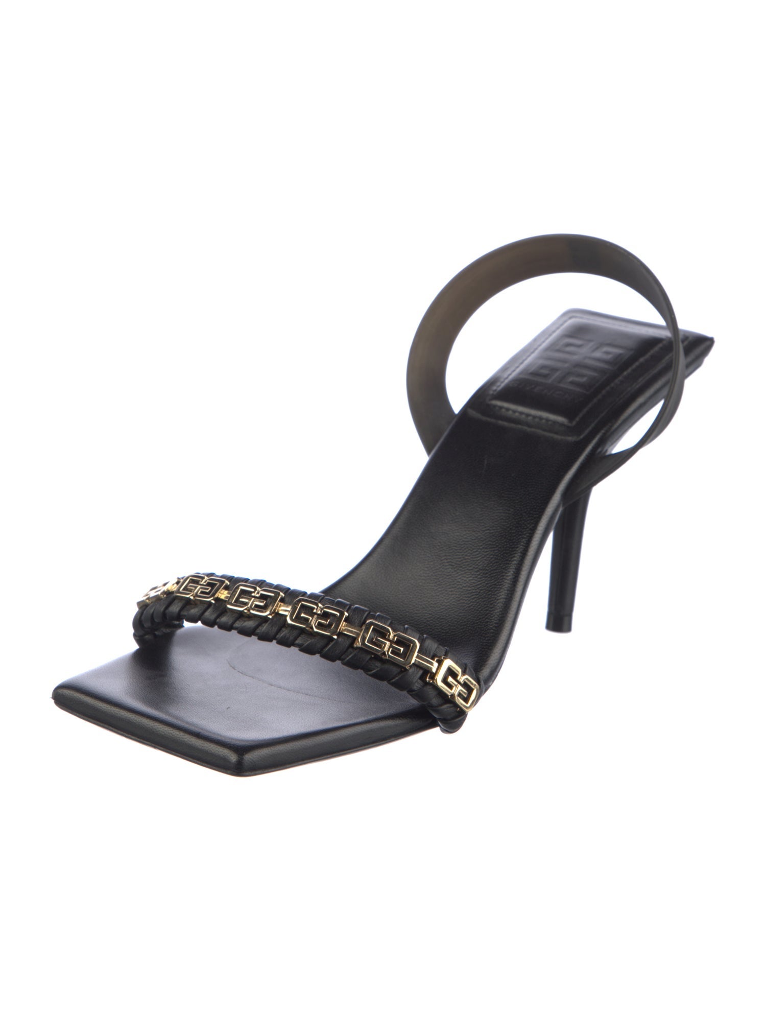 Bottega Veneta Leather Slingback Sandals