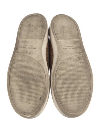 Bottega Veneta Intrecciato Weave Suede Loafers
