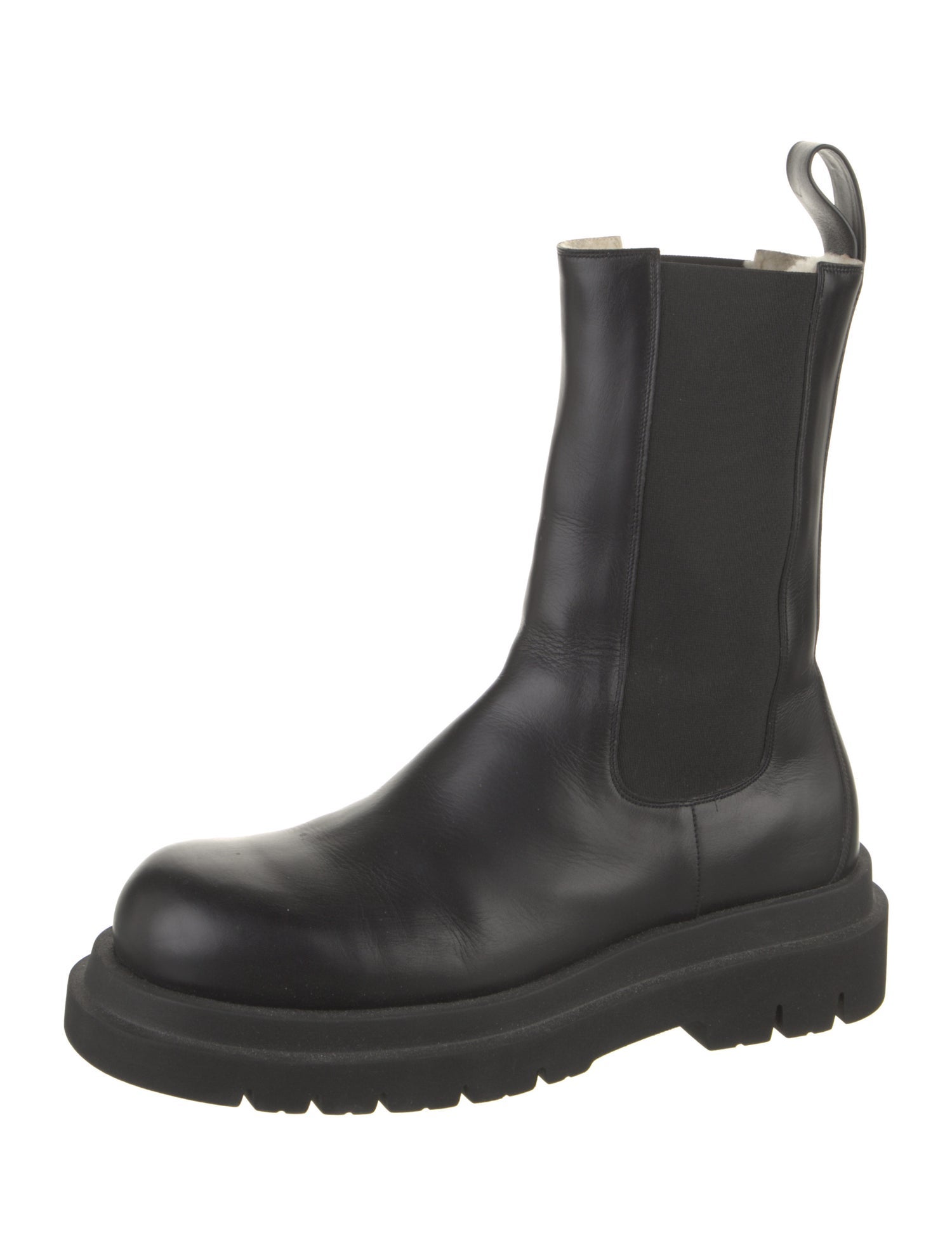 Bottega Veneta Leather Rain Boots