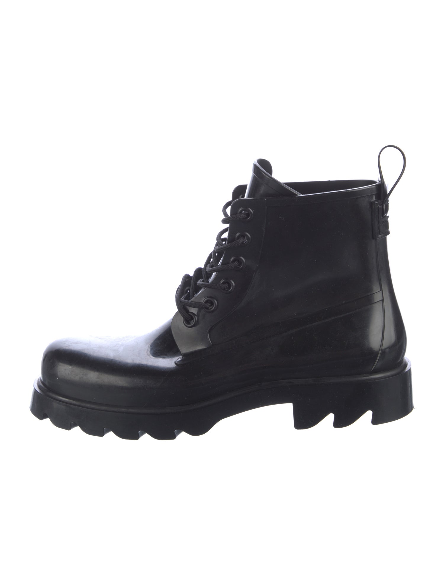 Bottega Veneta Rubber Lace-Up Boots