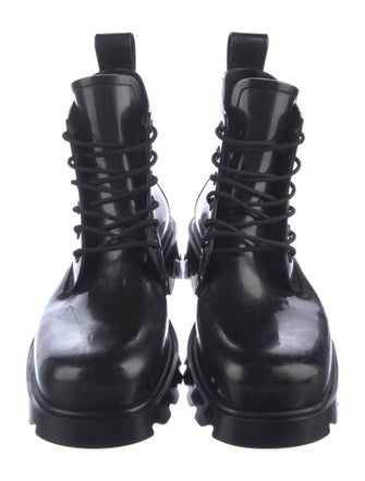 Bottega Veneta Rubber Lace-Up Boots