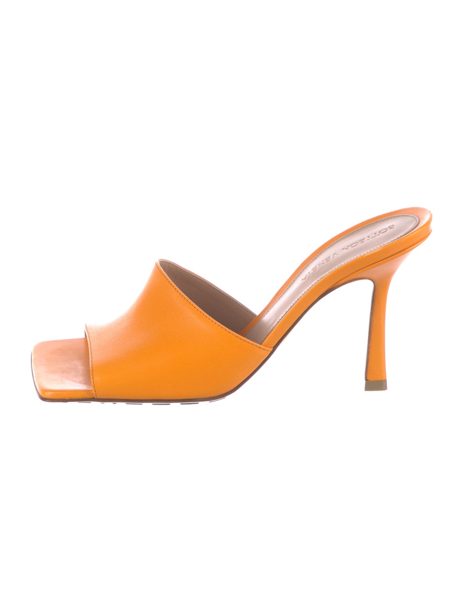 Bottega Veneta Leather Animal Print Slides