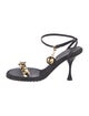 Bottega Veneta Leather Chain-Link Accents Sandals