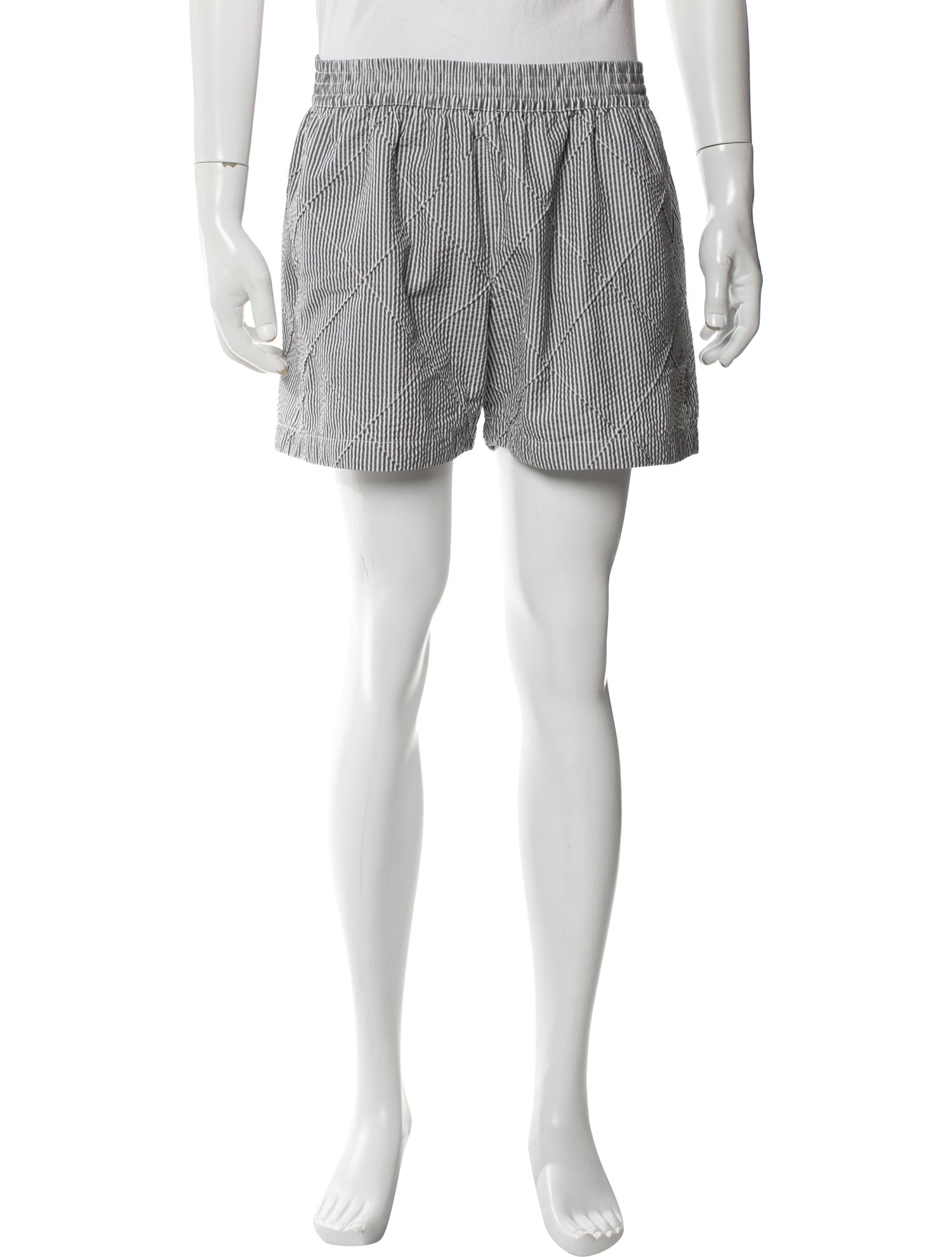 Bottega Veneta Striped Swim Trunks