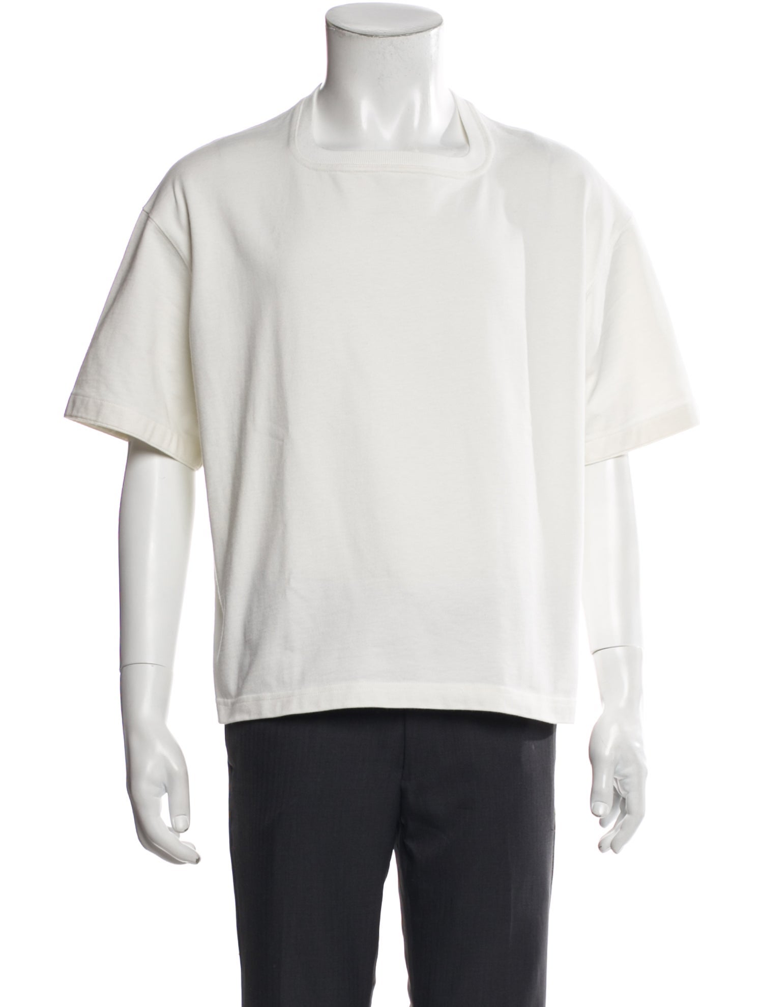 Bottega Veneta Square Neck Short Sleeve T-Shirt