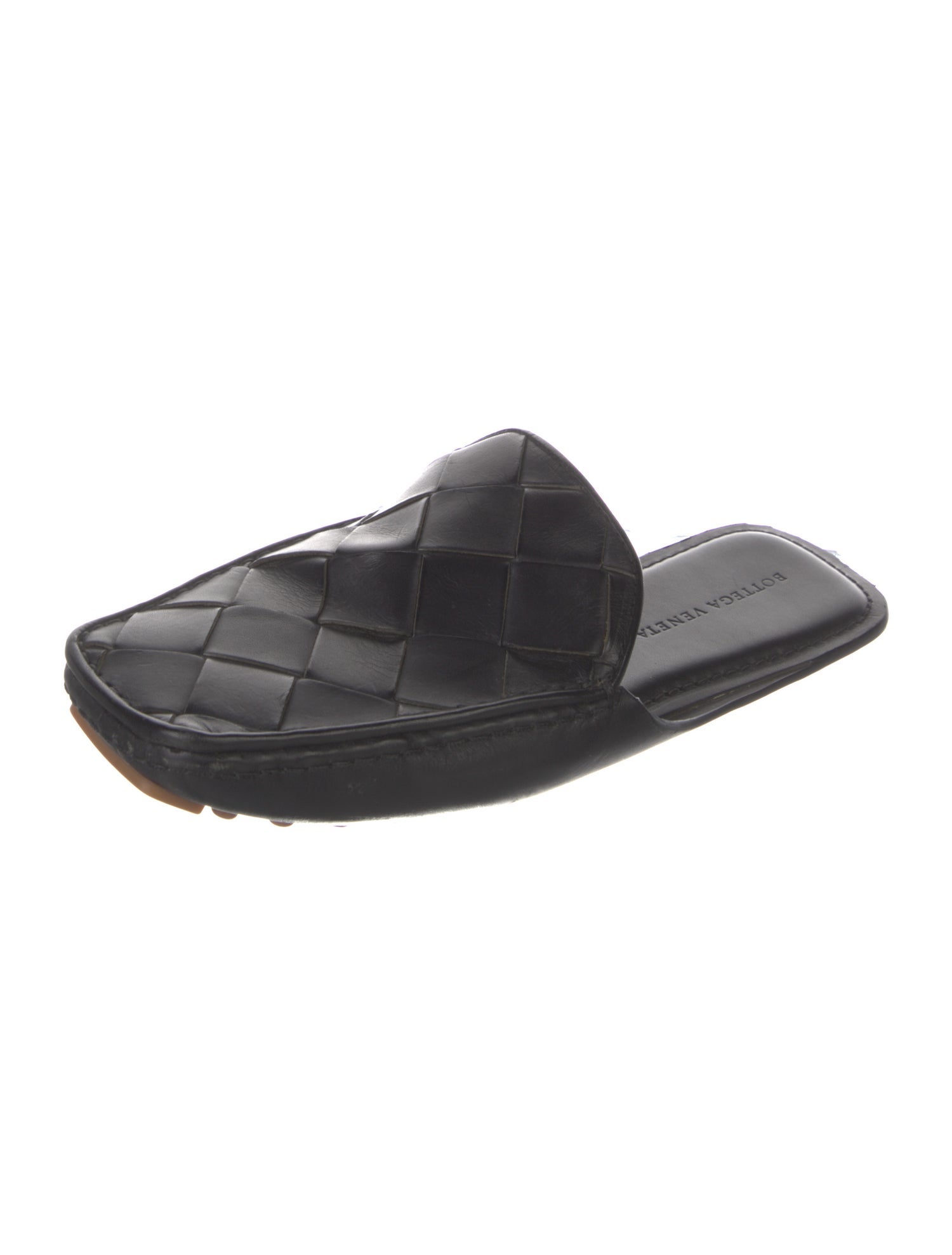 Bottega Veneta Intrecciato Weave Leather Mules