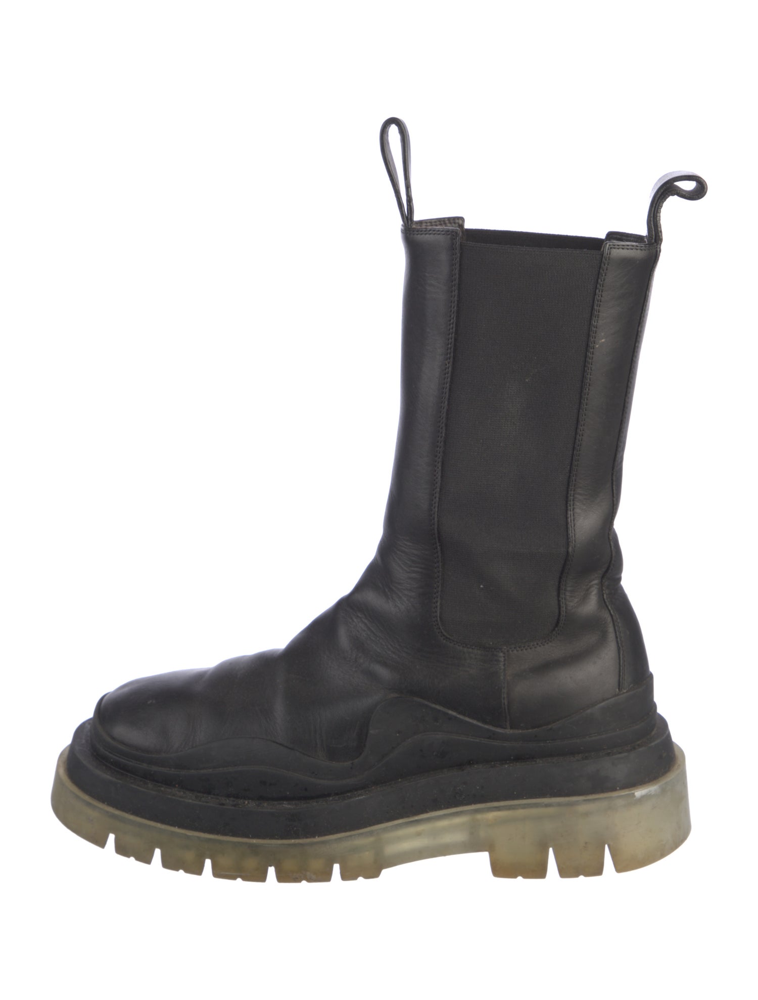 Bottega Veneta Leather Combat Boots