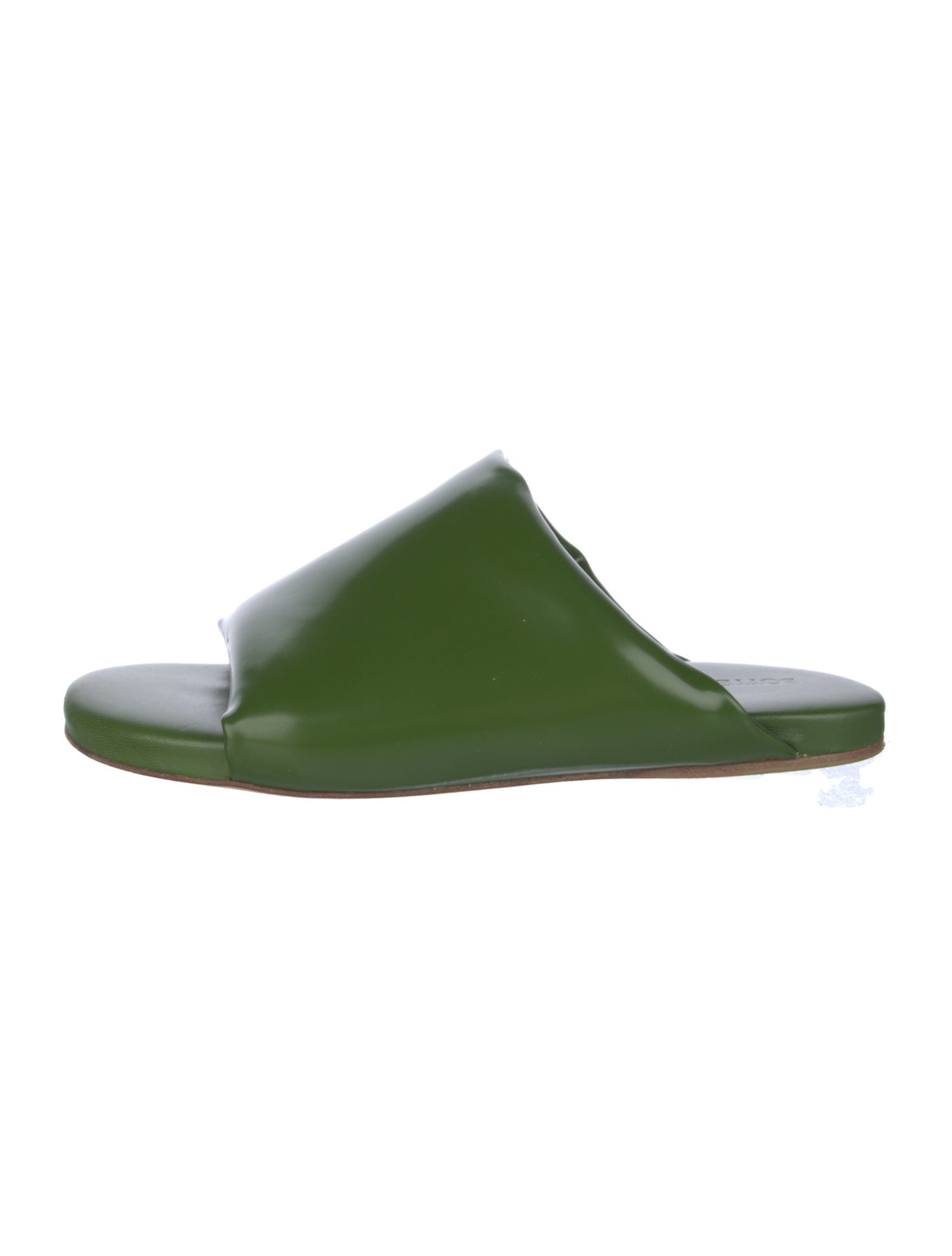 Bottega Veneta Patent Leather Slides