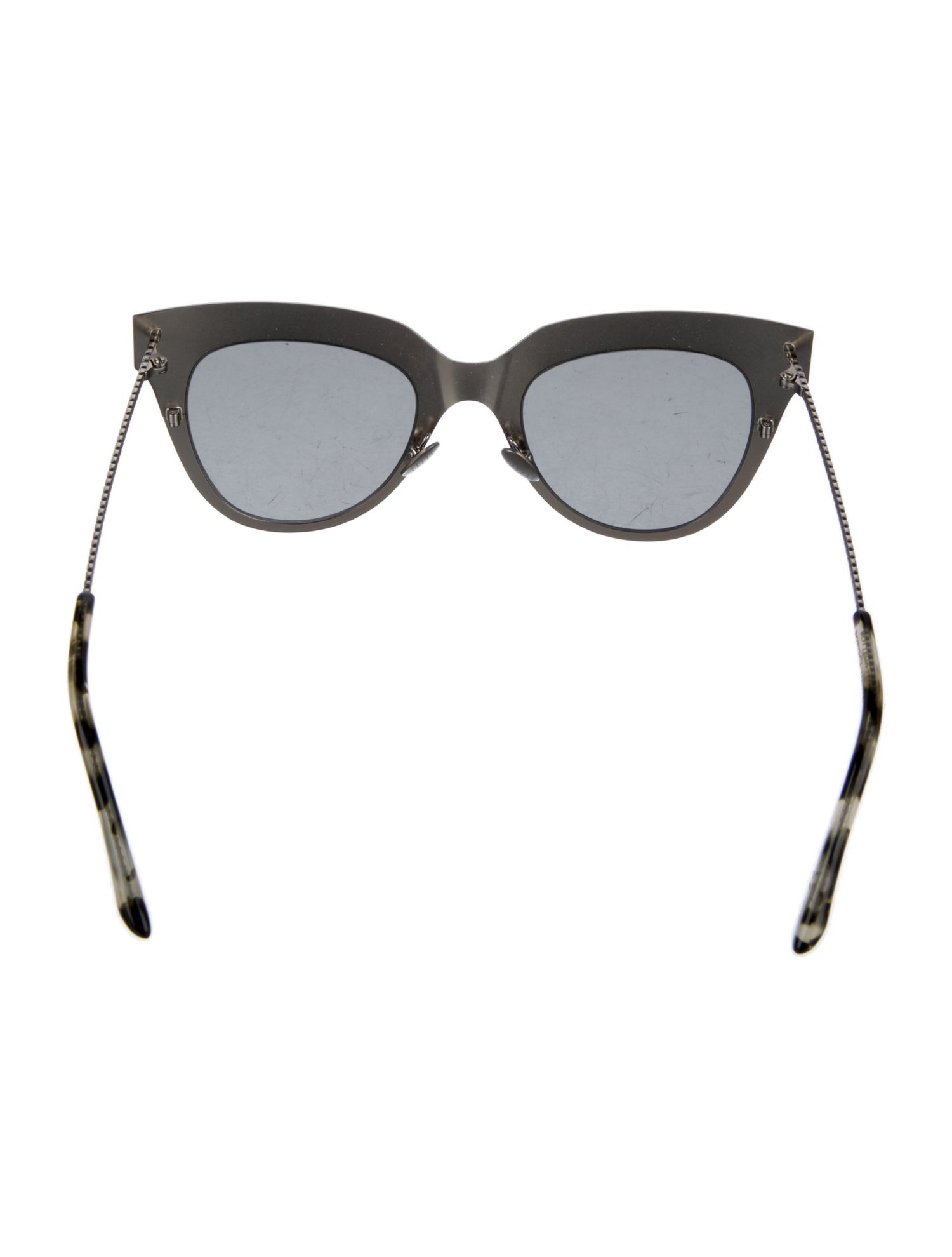 Bottega Veneta Intrecciato Weave Cat-Eye Sunglasses