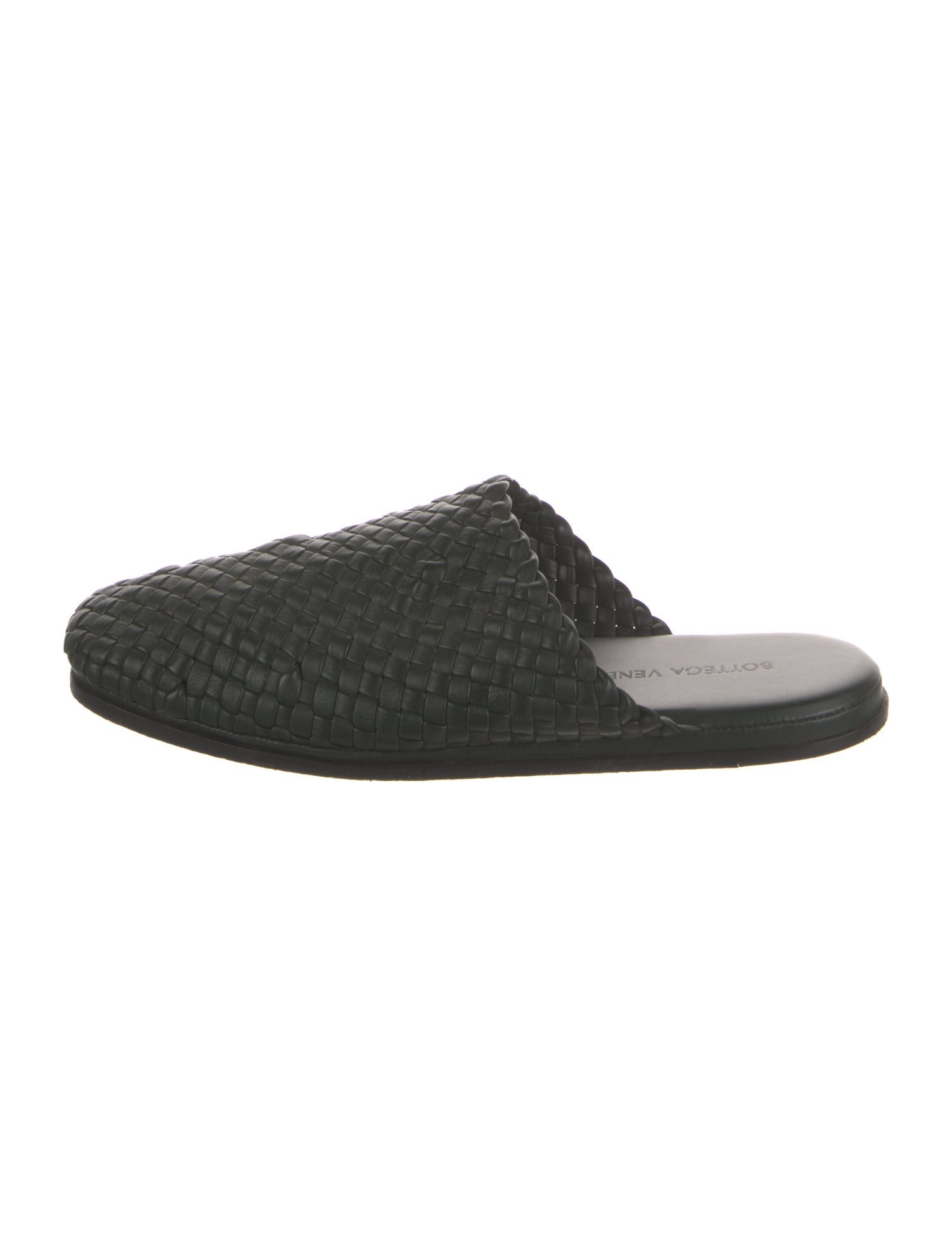 Bottega Veneta Intrecciato Weave Leather Slippers