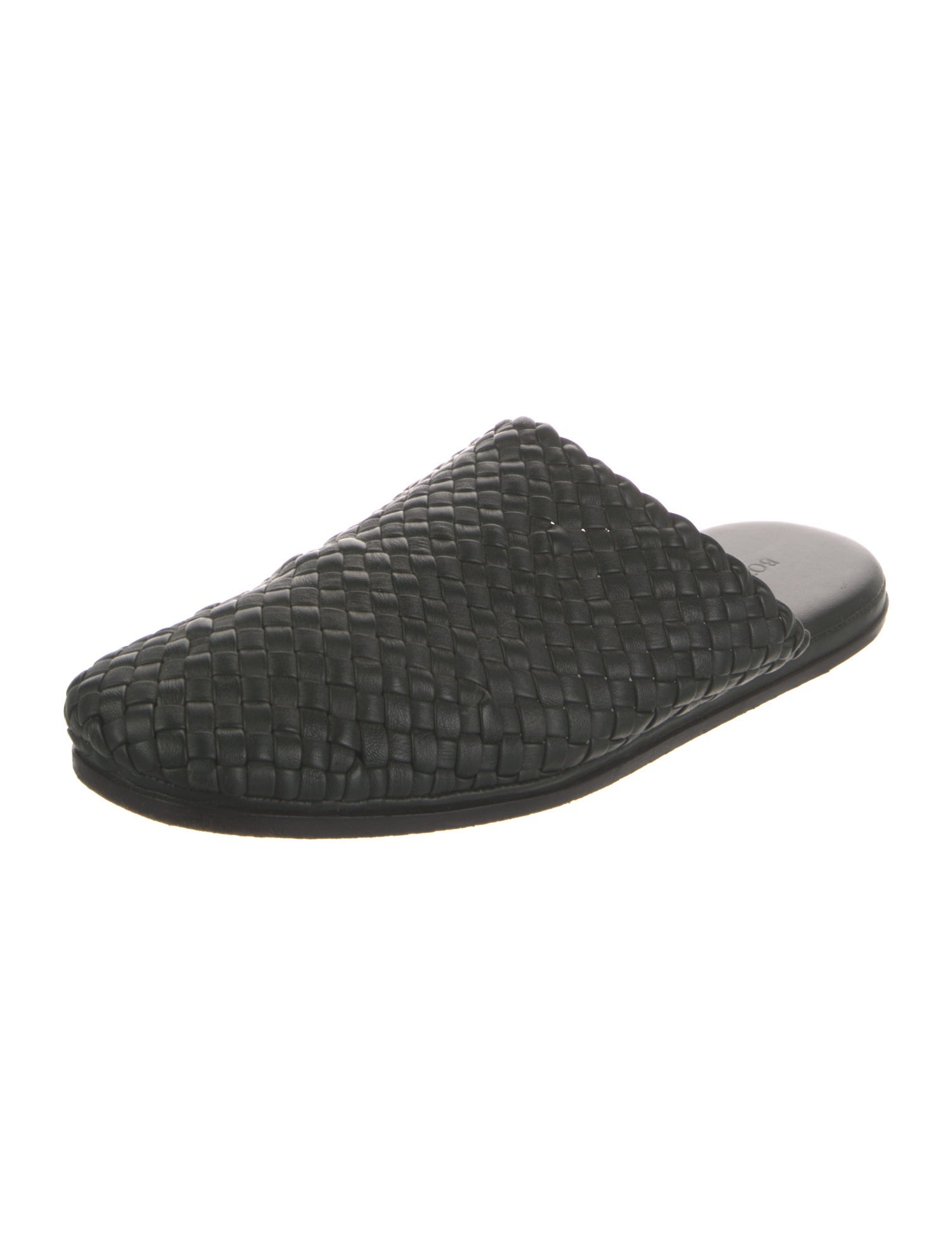 Bottega Veneta Intrecciato Weave Leather Slippers