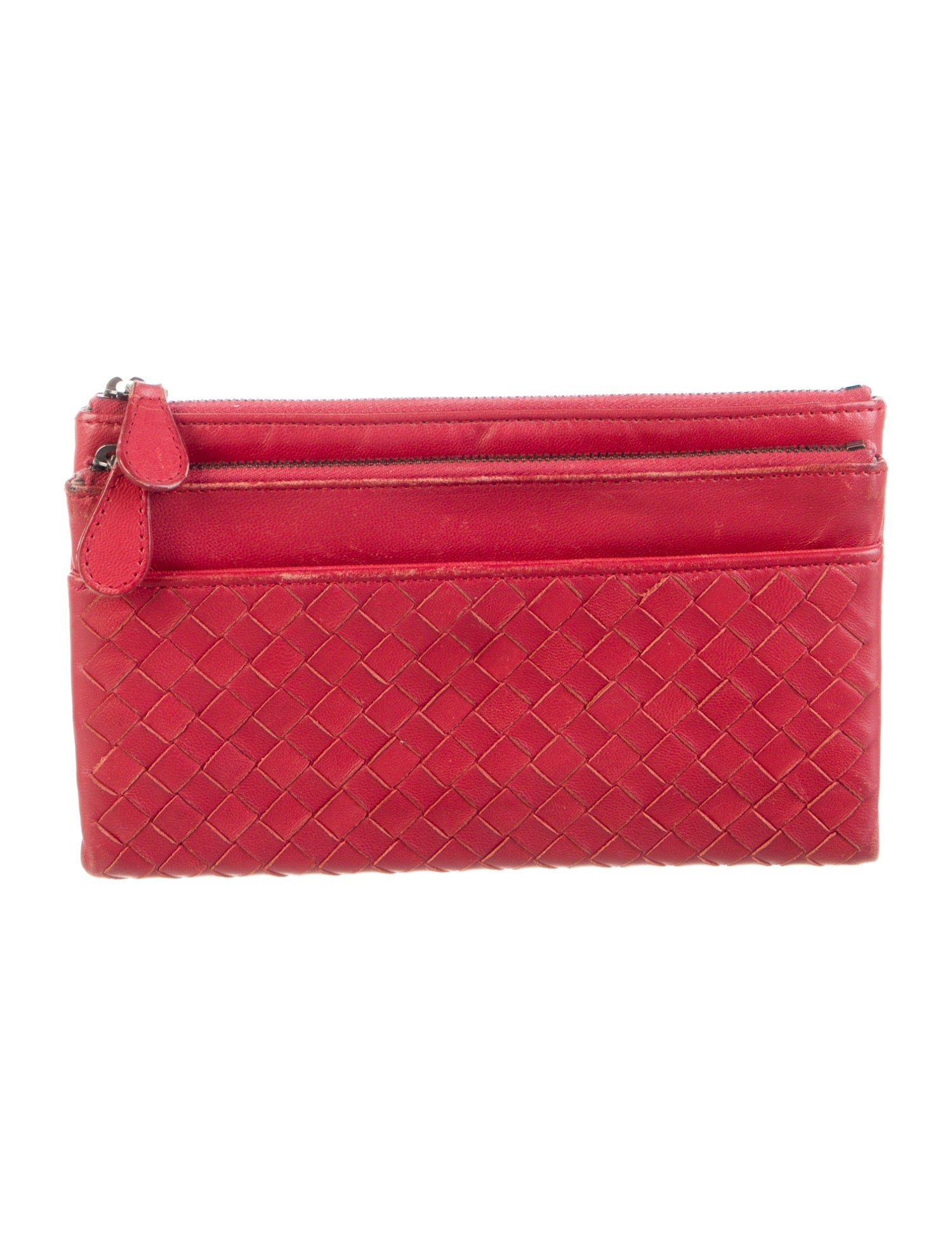 Bottega Veneta Intrecciato Weave Leather Wallet