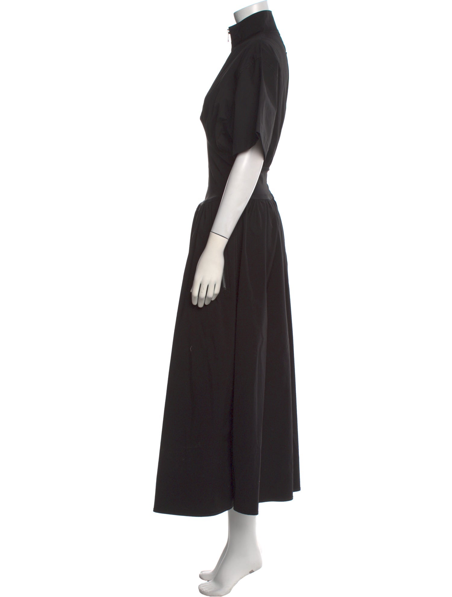Bottega Veneta Mock Neck Long Dress