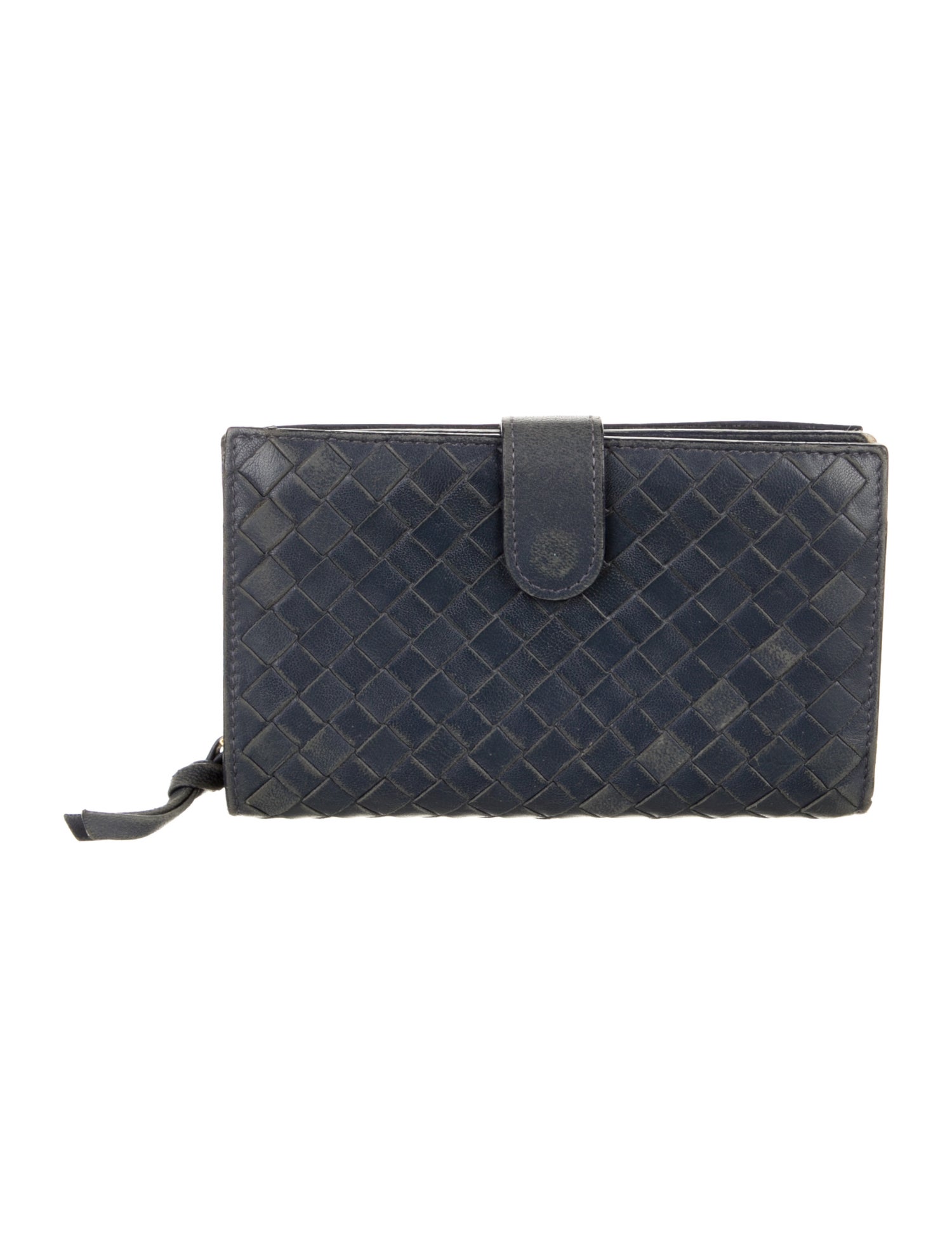 Bottega Veneta Vintage Intrecciato Weave Bifold Wallet