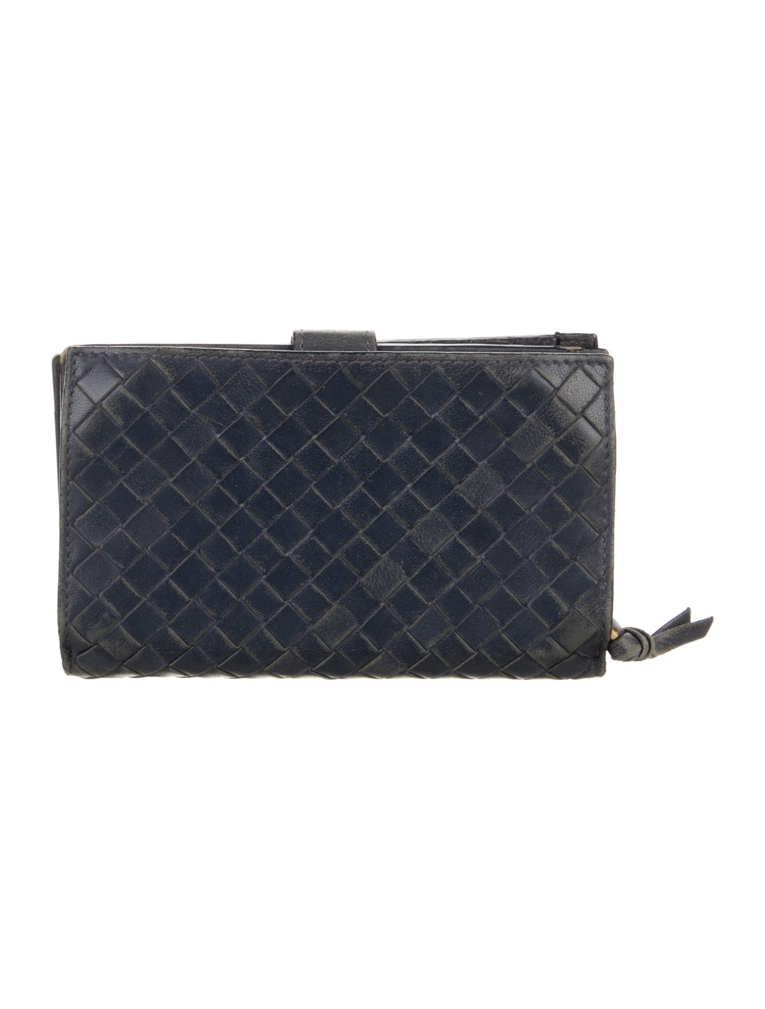 Bottega Veneta Vintage Intrecciato Weave Bifold Wallet