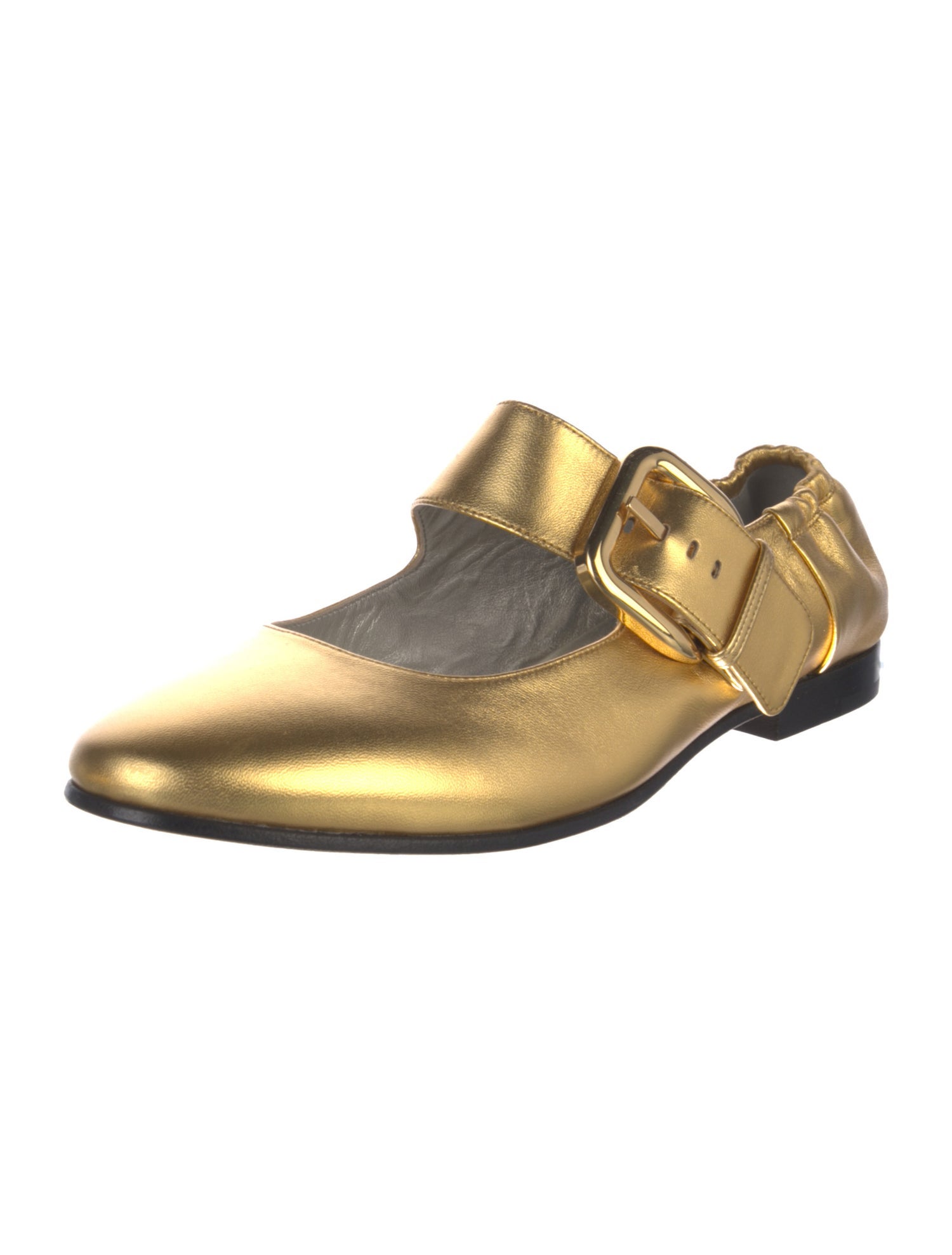 Bottega Veneta Leather Mary Jane Flats