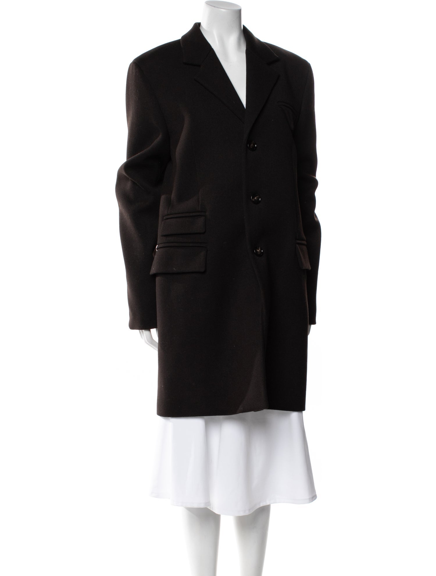 Bottega Veneta Wool Peacoat
