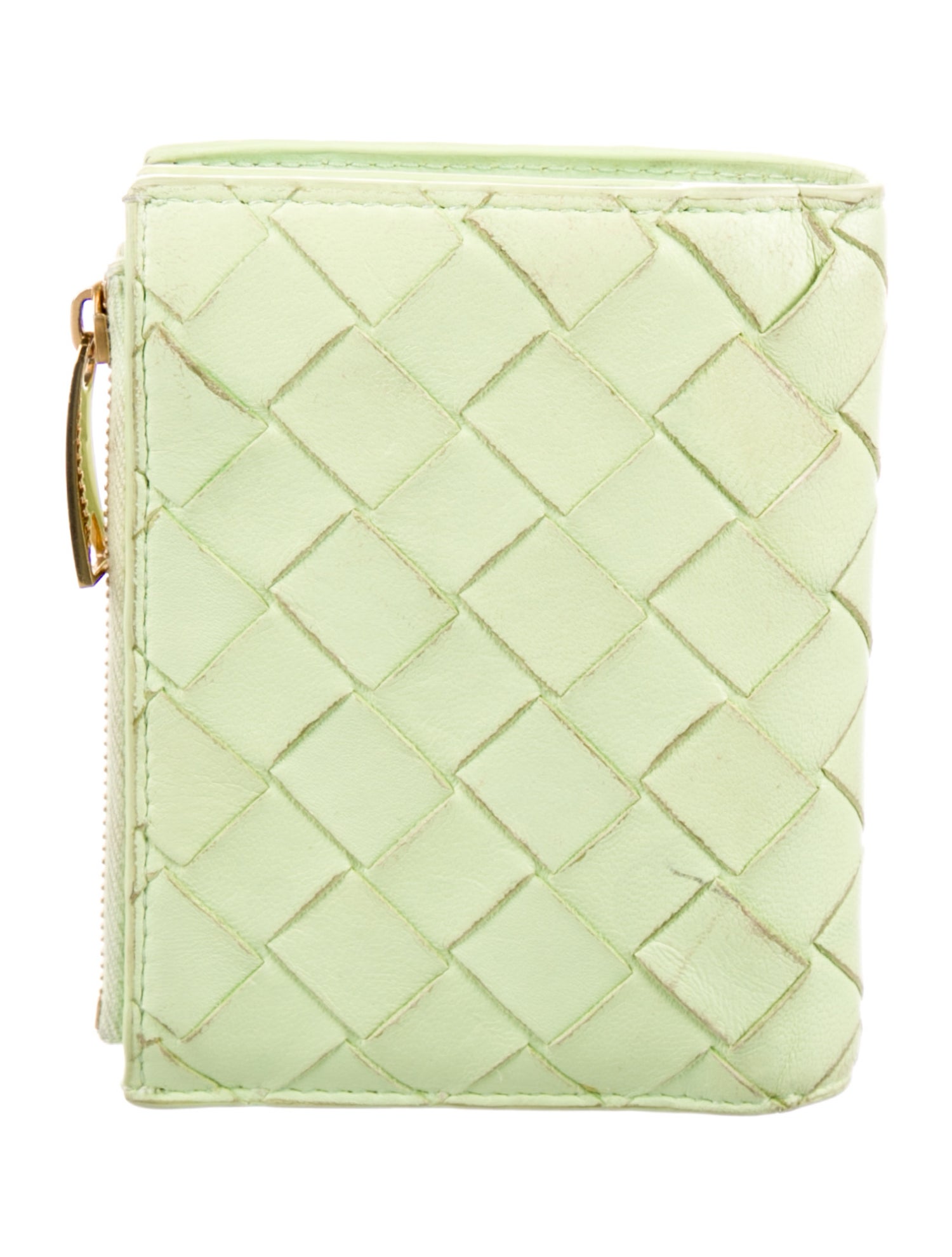 Bottega Veneta Intrecciato Weave Leather Wallet